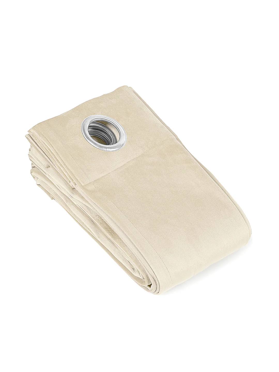 La Crème Plain Velvet Curtain | Luxe Feel & Rich Texture - Image 12