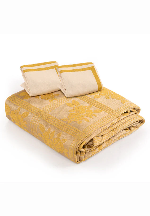 CHECKRO Cotton King Bed Sheet Set | Soft & Stylish + 2 Pillow Covers - Image 11