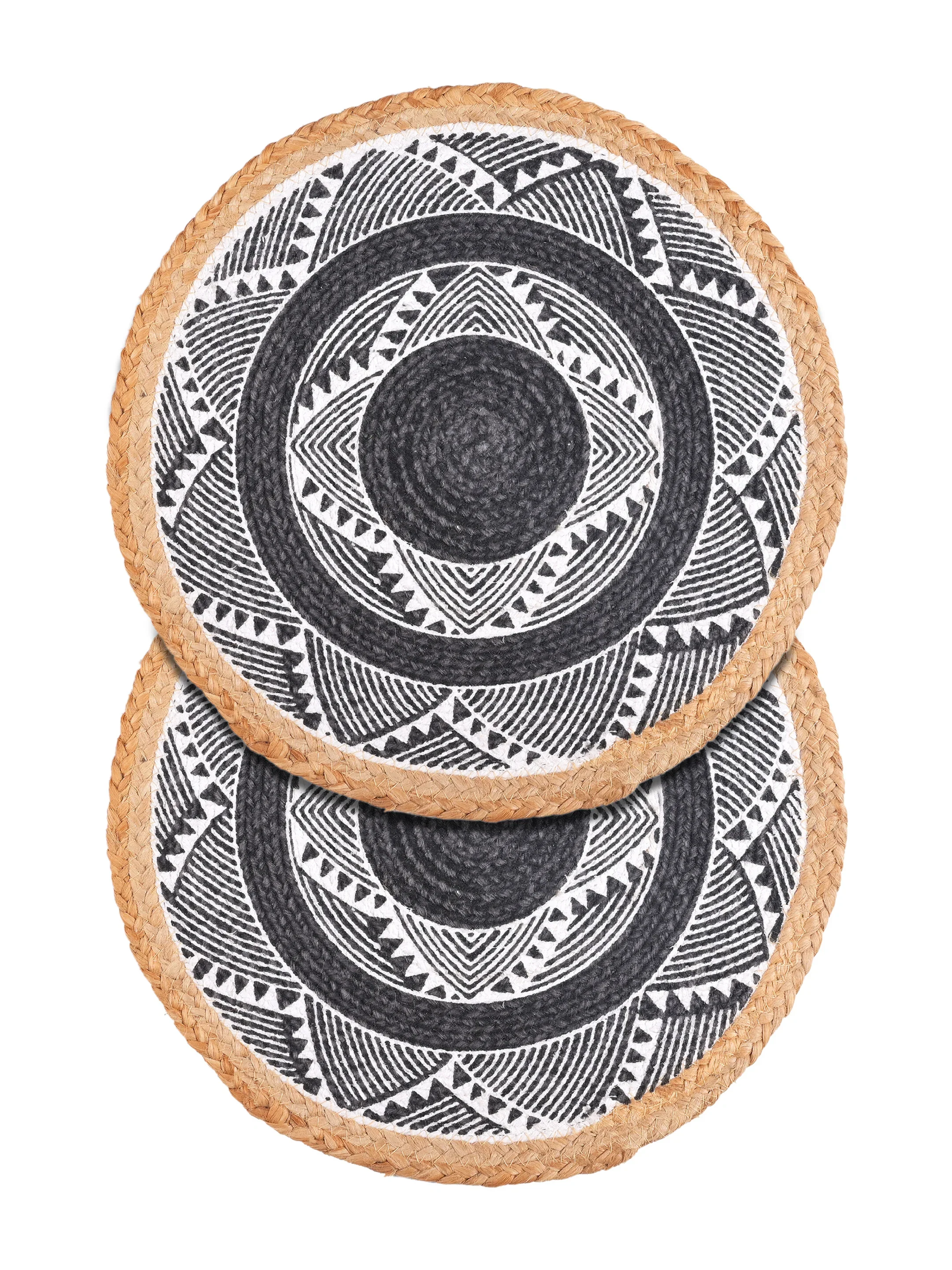 MELA Table Place Mat Set of 2 | Cotton Texture with Classic Pattern - Image 7