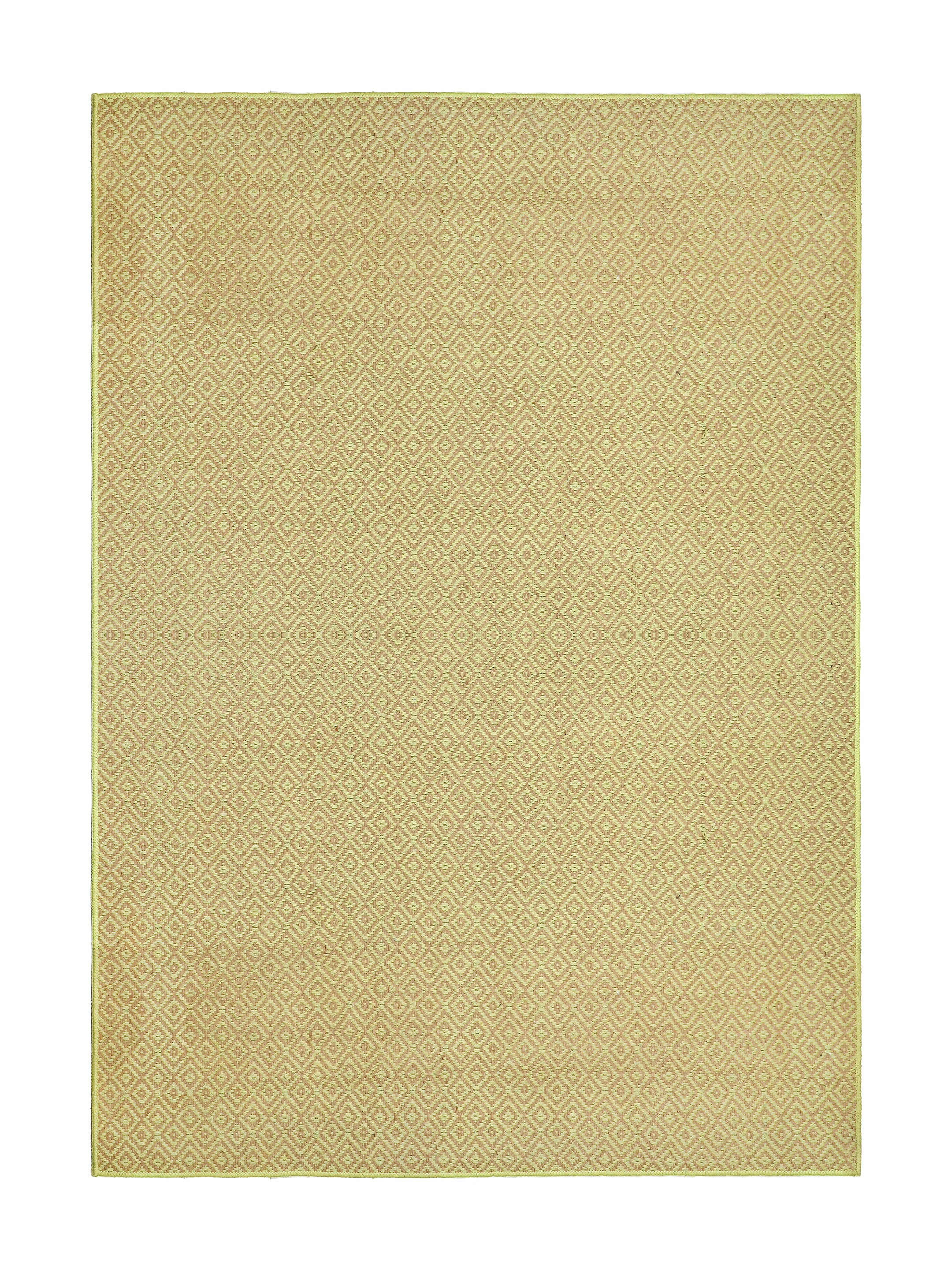 Mini Diamond Jute Cotton Woven Antiskid Carpet | Handcrafted Texture & Natural Tone - Image 2