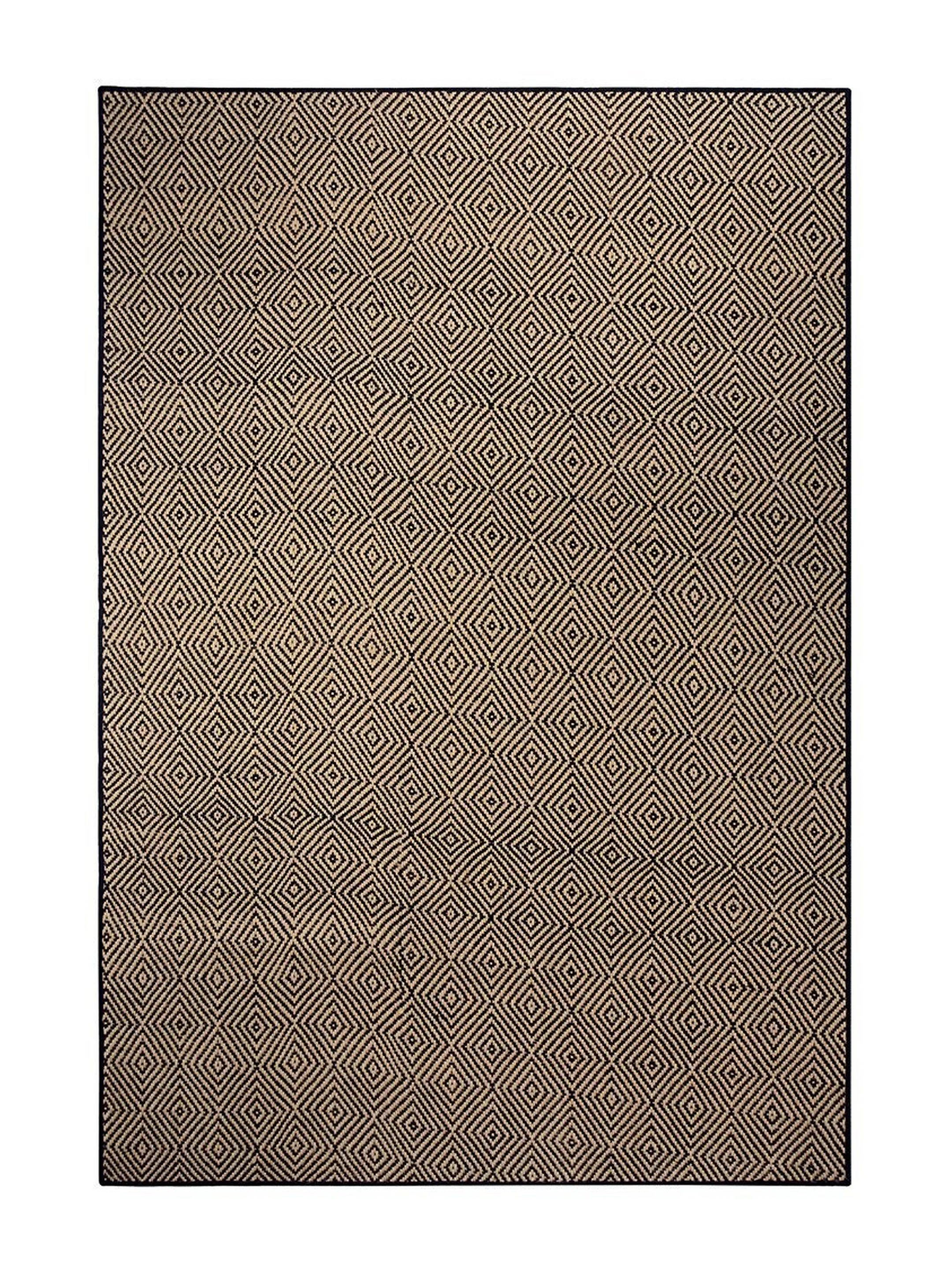 Mini Diamond Jute Cotton Woven Antiskid Carpet | Handcrafted Texture & Natural Tone - Image 3