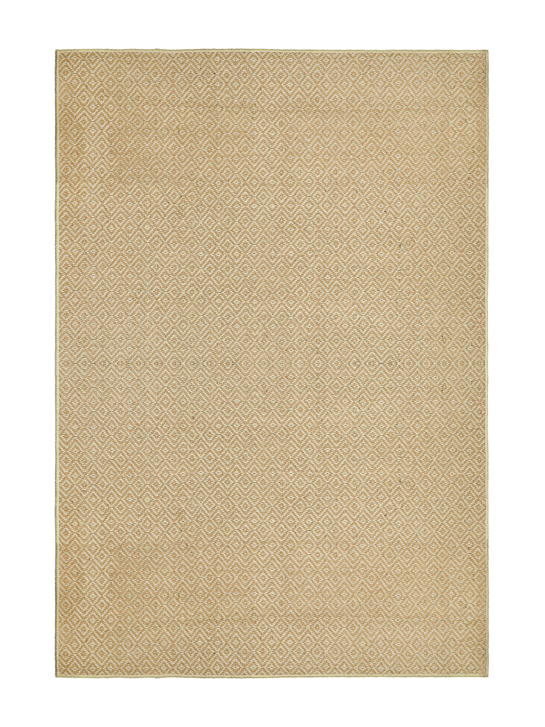 Mini Diamond Jute Cotton Woven Antiskid Carpet | Handcrafted Texture & Natural Tone - Image 8