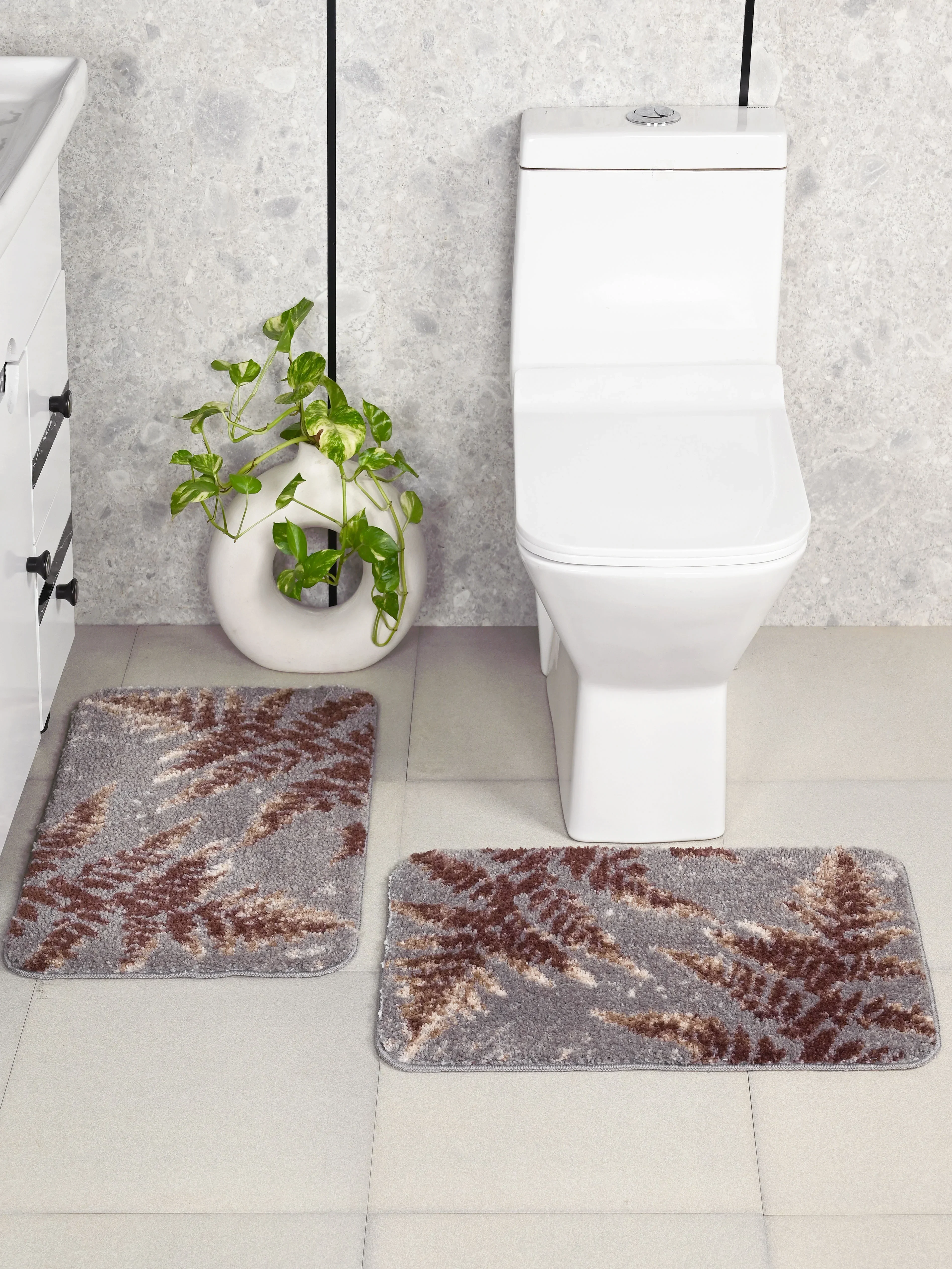 CEDAR Soft Anti-Slip Bathmat Set | Plush Comfort with Durable Base - Image 11