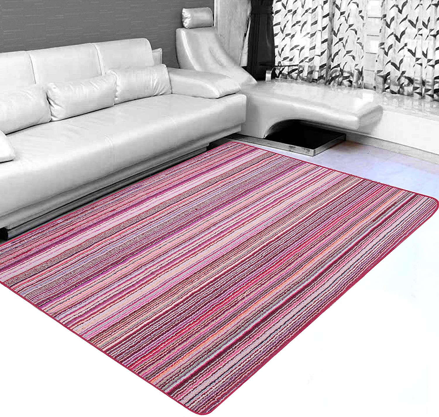 Color Muddle Loop Pile Carpet - Image 6