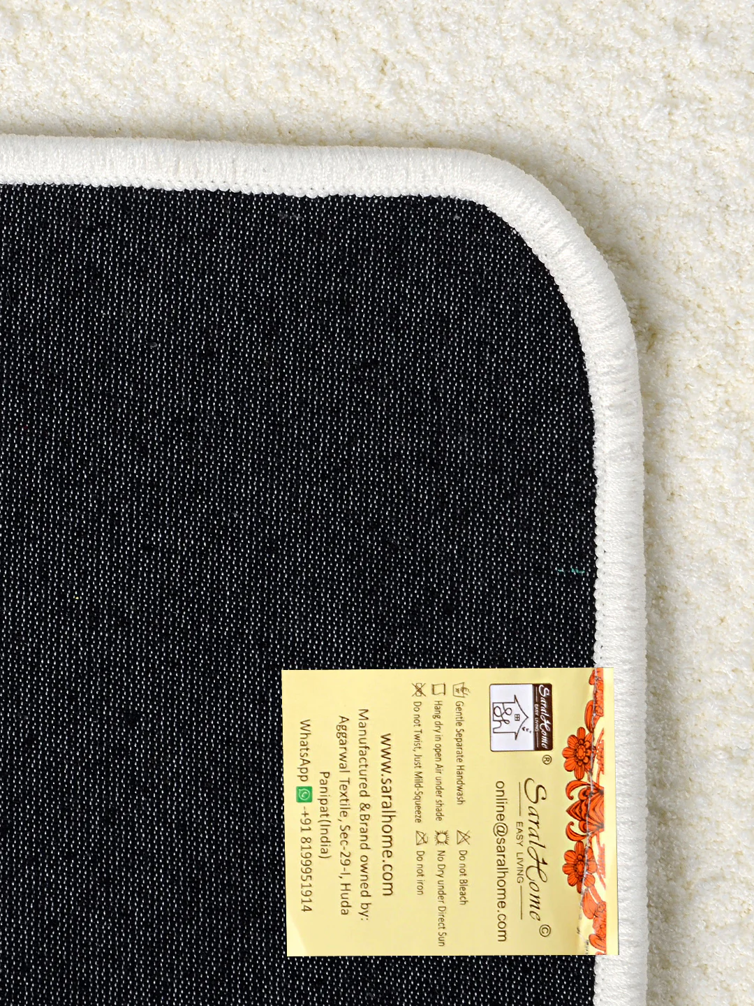 NEO Shaggy Yarn Anti-Skid Bedside Runner | Plush Feel & Slip-Resistant Base - Image 20