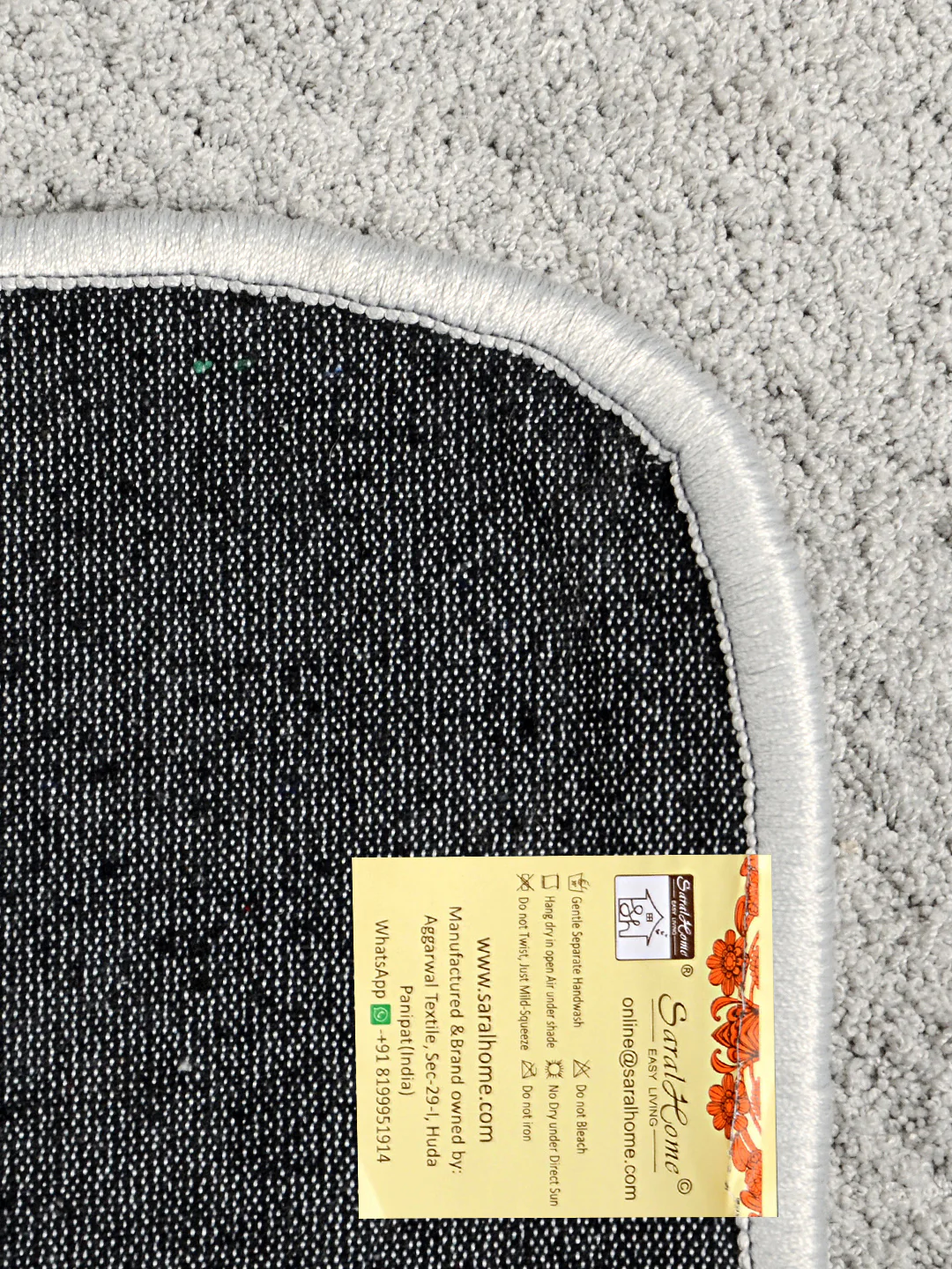NEO Shaggy Yarn Anti-Skid Bedside Runner | Plush Feel & Slip-Resistant Base - Image 24
