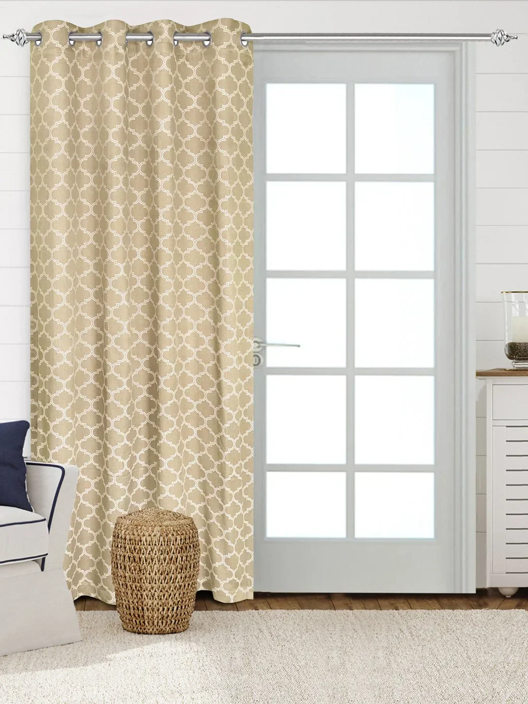 NOOR Cotton Curtains for Living Room | Elegant Drape & Breathable Fabric - Image 10