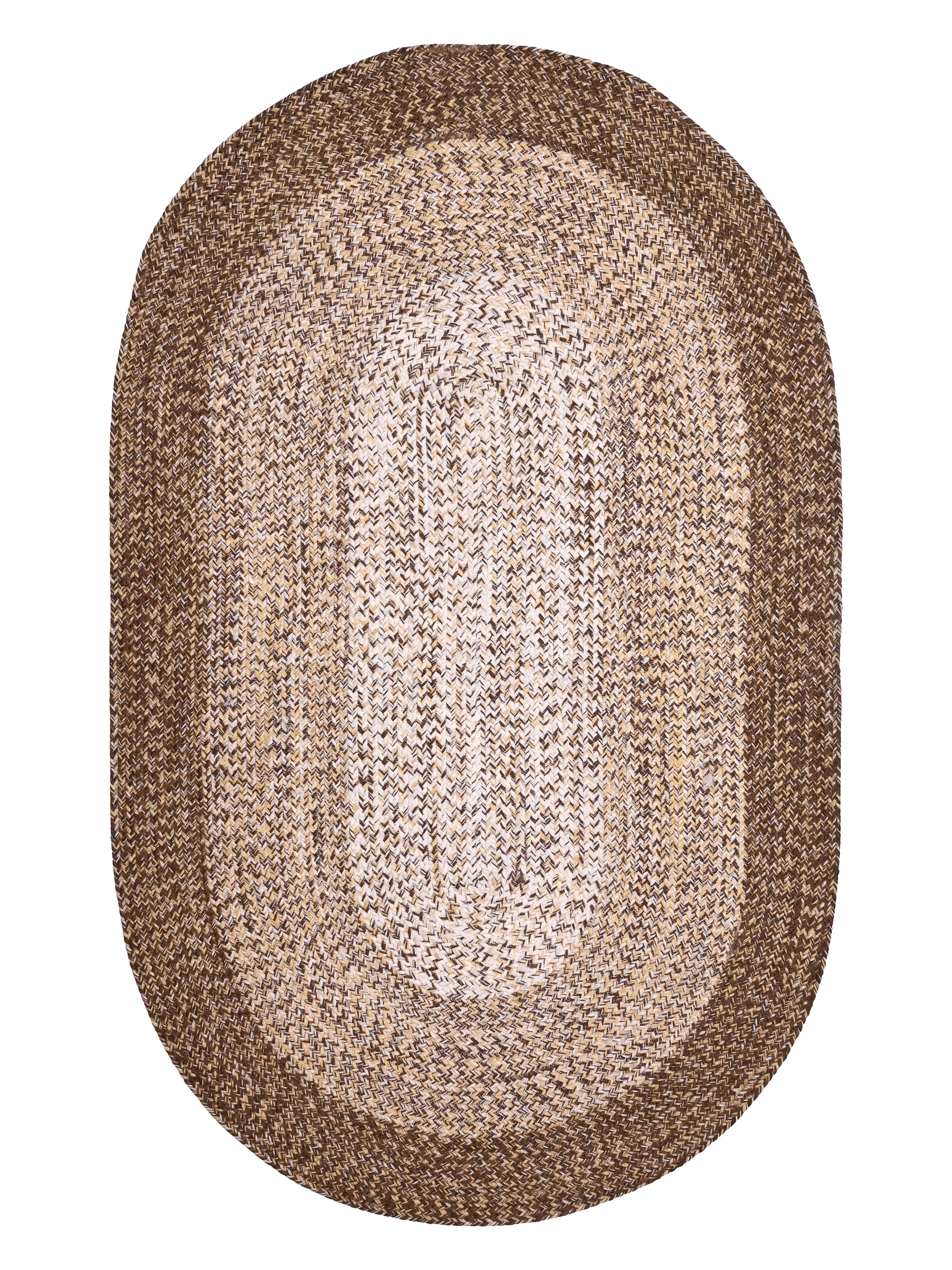 OiC Robust Oval Braided Rug | Heavy-Duty Indoor Outdoor Carpet - Image 12