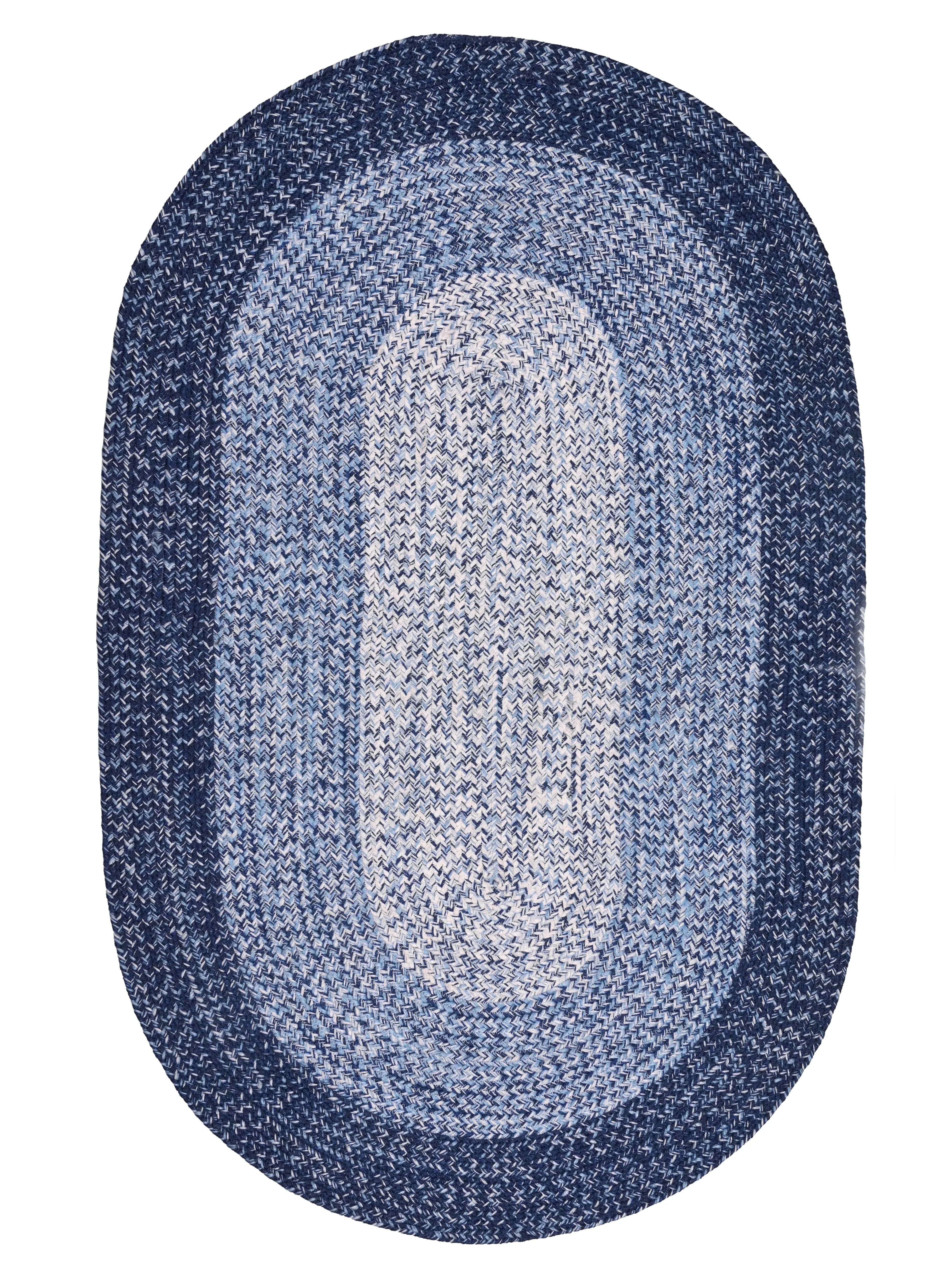 OiC Robust Oval Braided Rug | Heavy-Duty Indoor Outdoor Carpet - Image 6