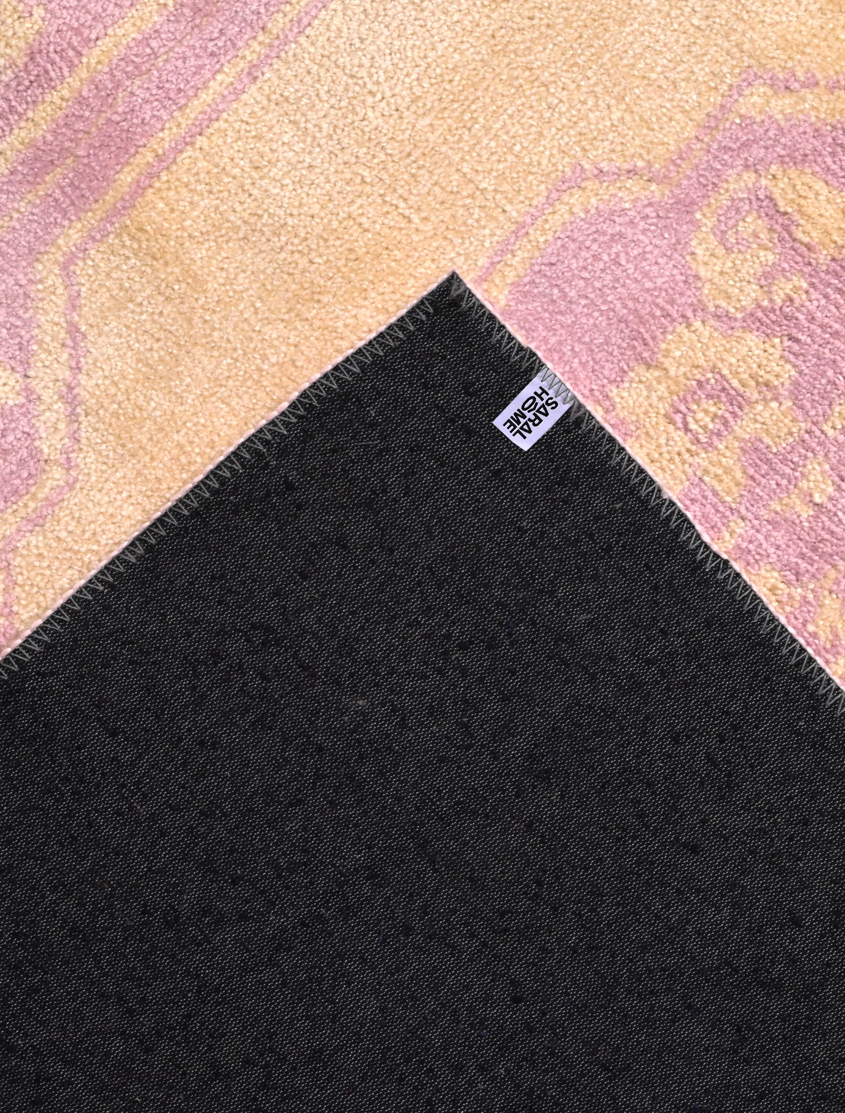 Oriental Charm Yarn Art Carpet | Glossy Texture with Artistic Design - Image 10