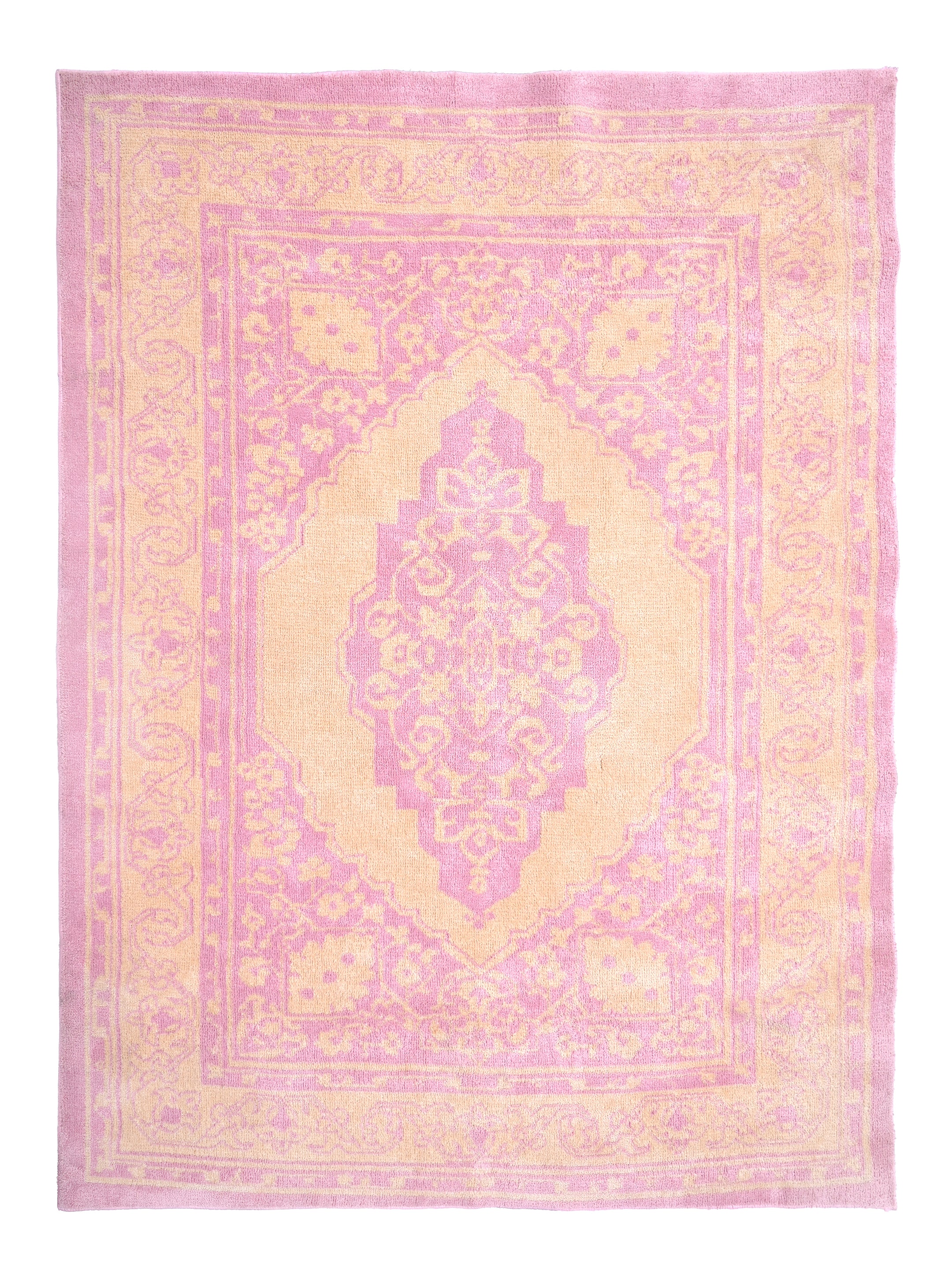 Oriental Charm Yarn Art Carpet | Glossy Texture with Artistic Design - Image 6
