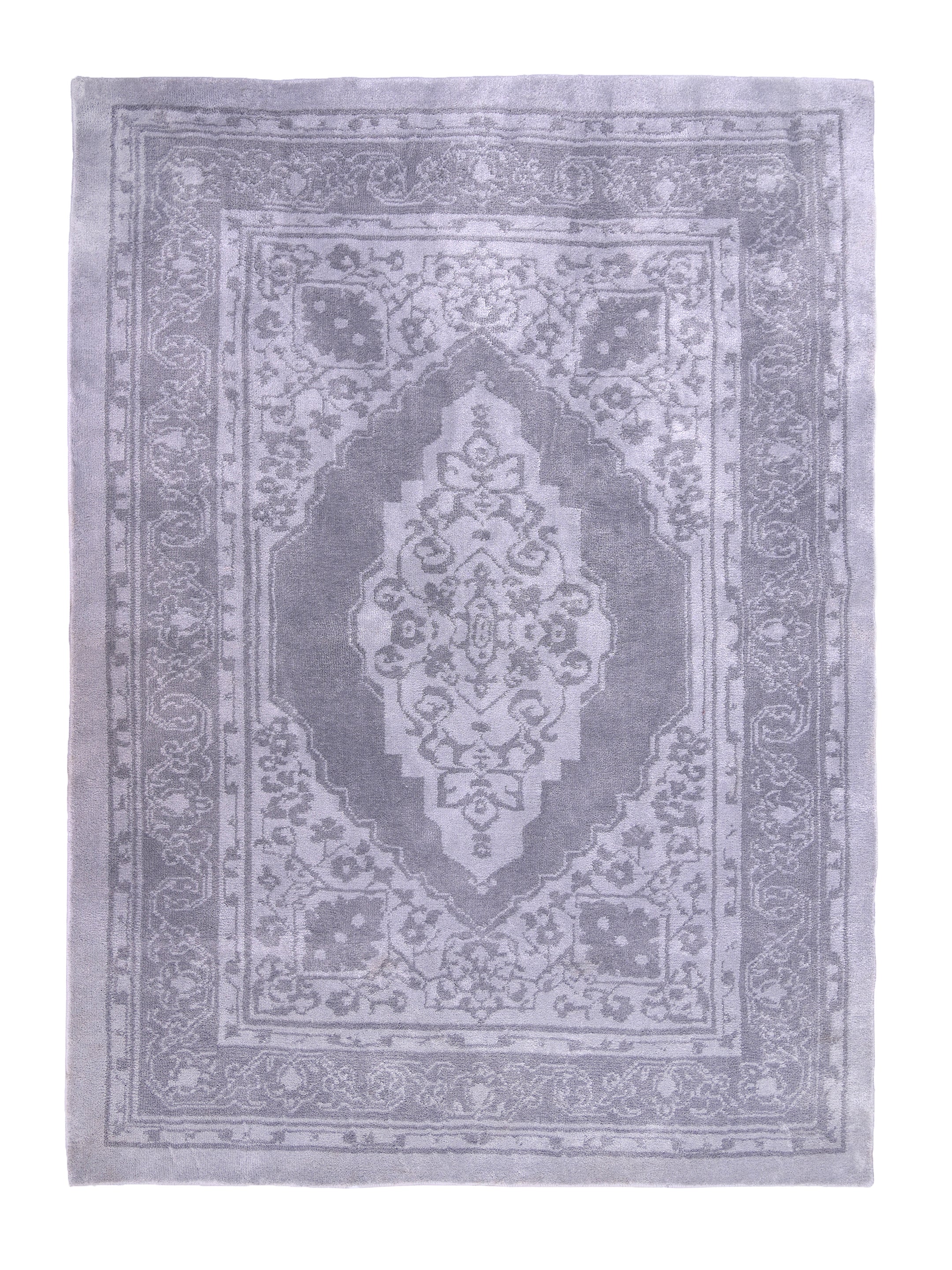 Oriental Charm Yarn Art Carpet | Glossy Texture with Artistic Design - Image 2