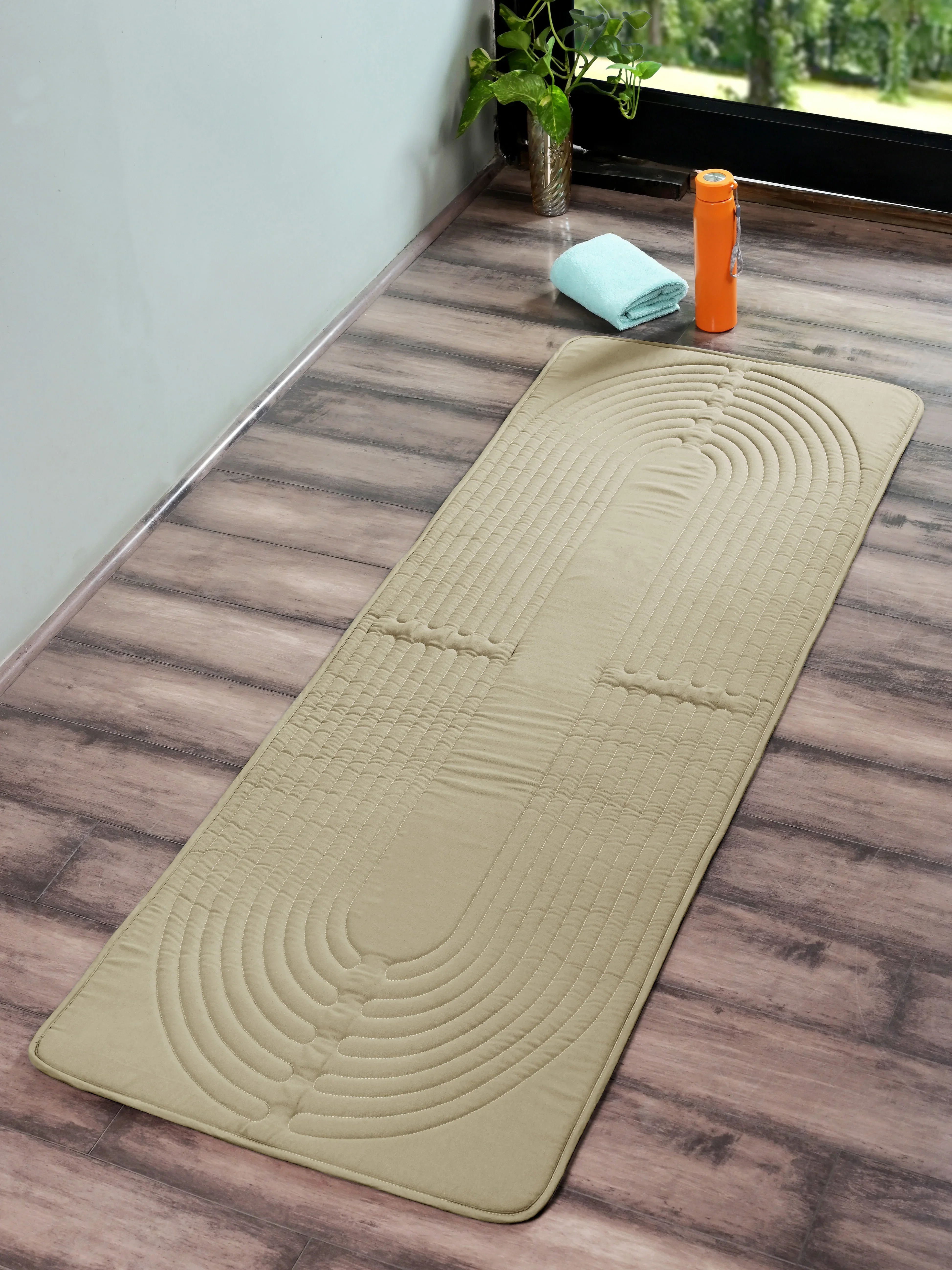 Oval Anti-Slip Yoga Mat | Premium Comfort & Non-Slip Grip Design