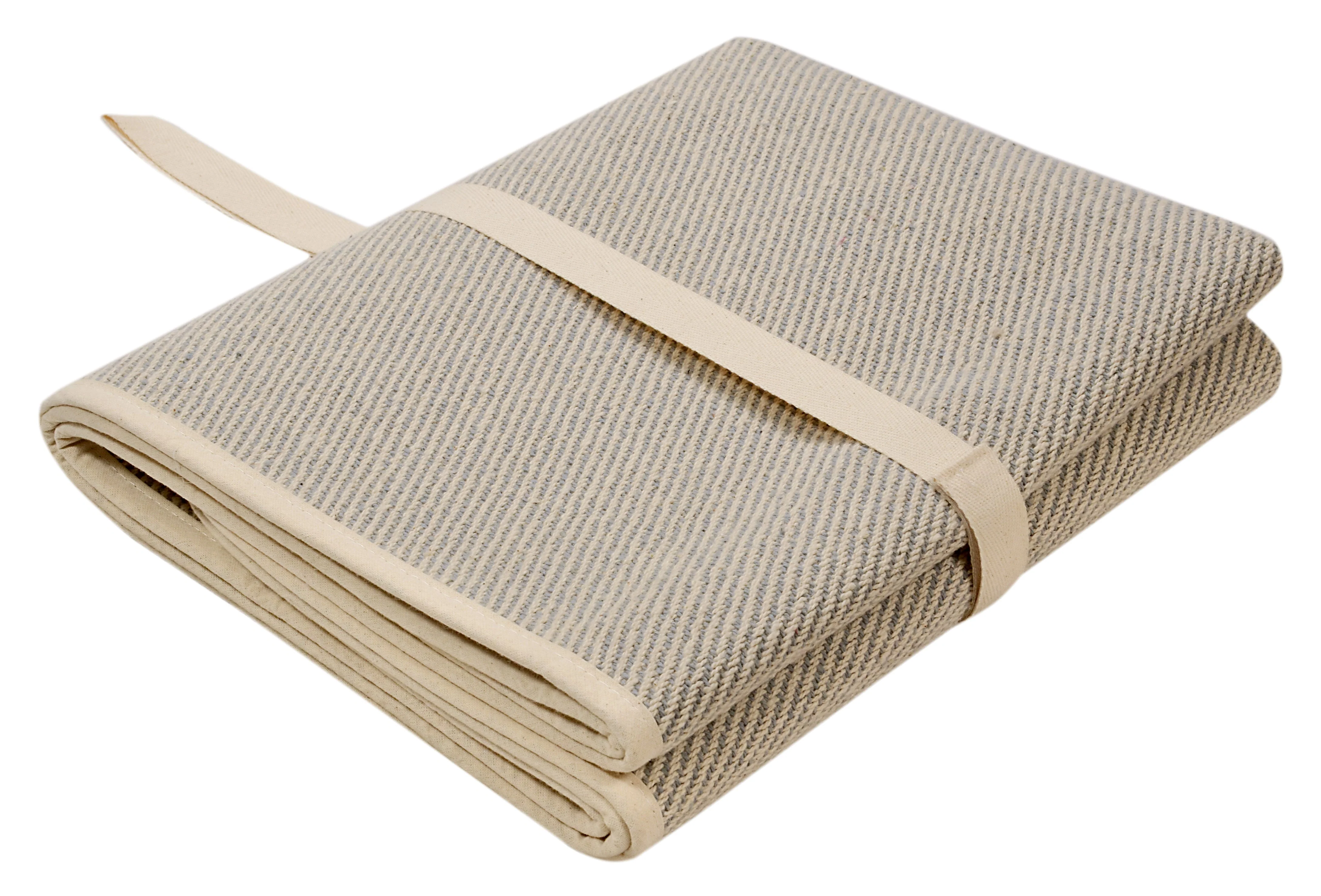 Plain Solid Cotton Anti-Slip Yoga Mat | Polyester Backing | Cushion Comfort - Image 9