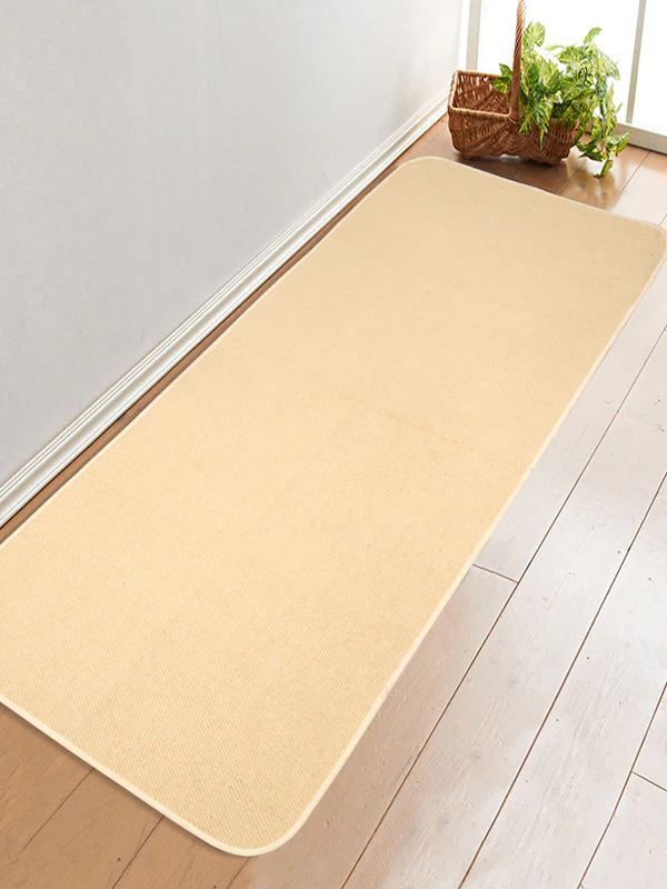 Plain Solid Cotton Anti-Slip Yoga Mat | Polyester Backing | Cushion Comfort - Image 11