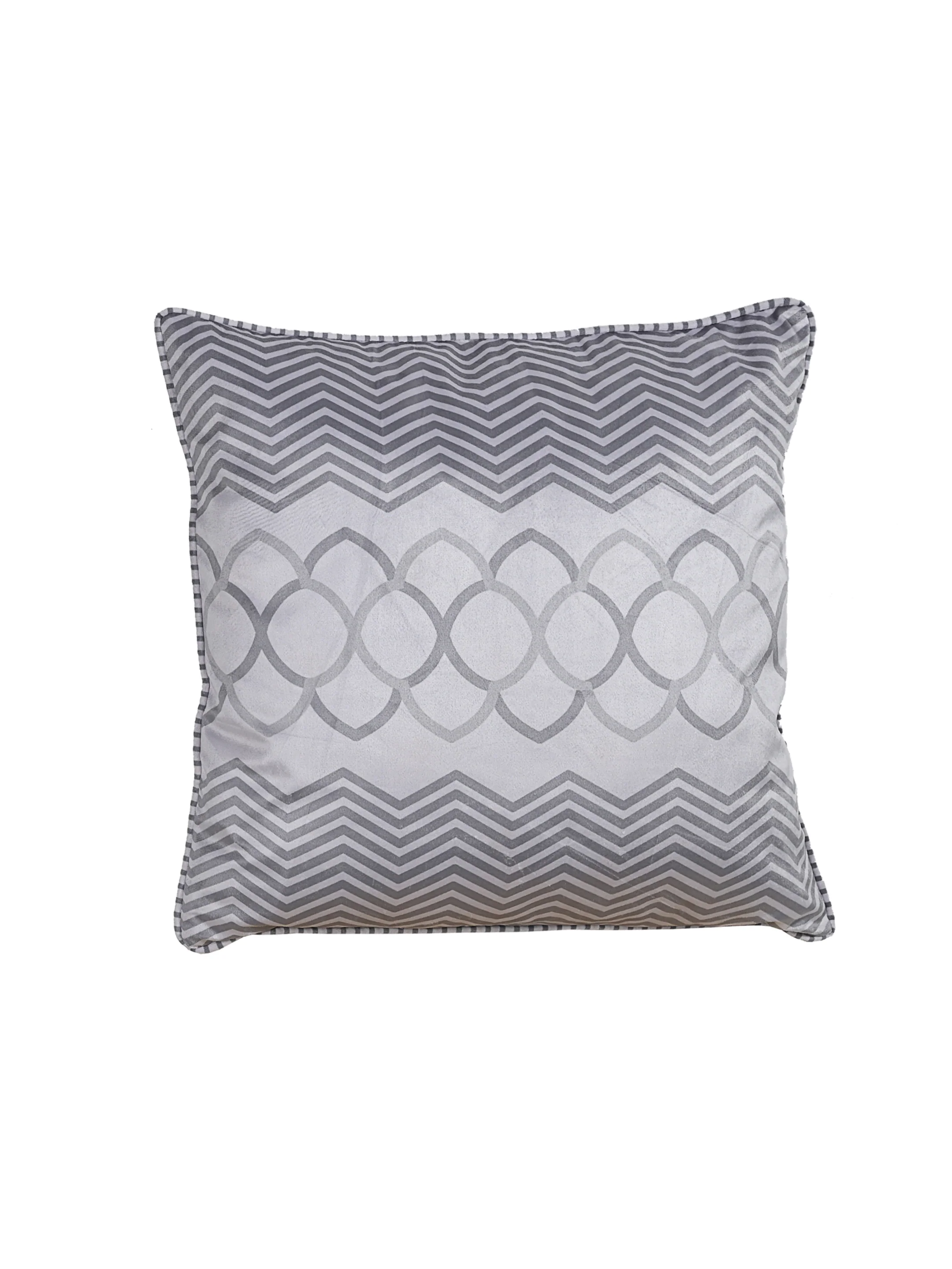 Quiet Space Velvet Cushion Covers | Digital Print | Set of 2 - Image 6