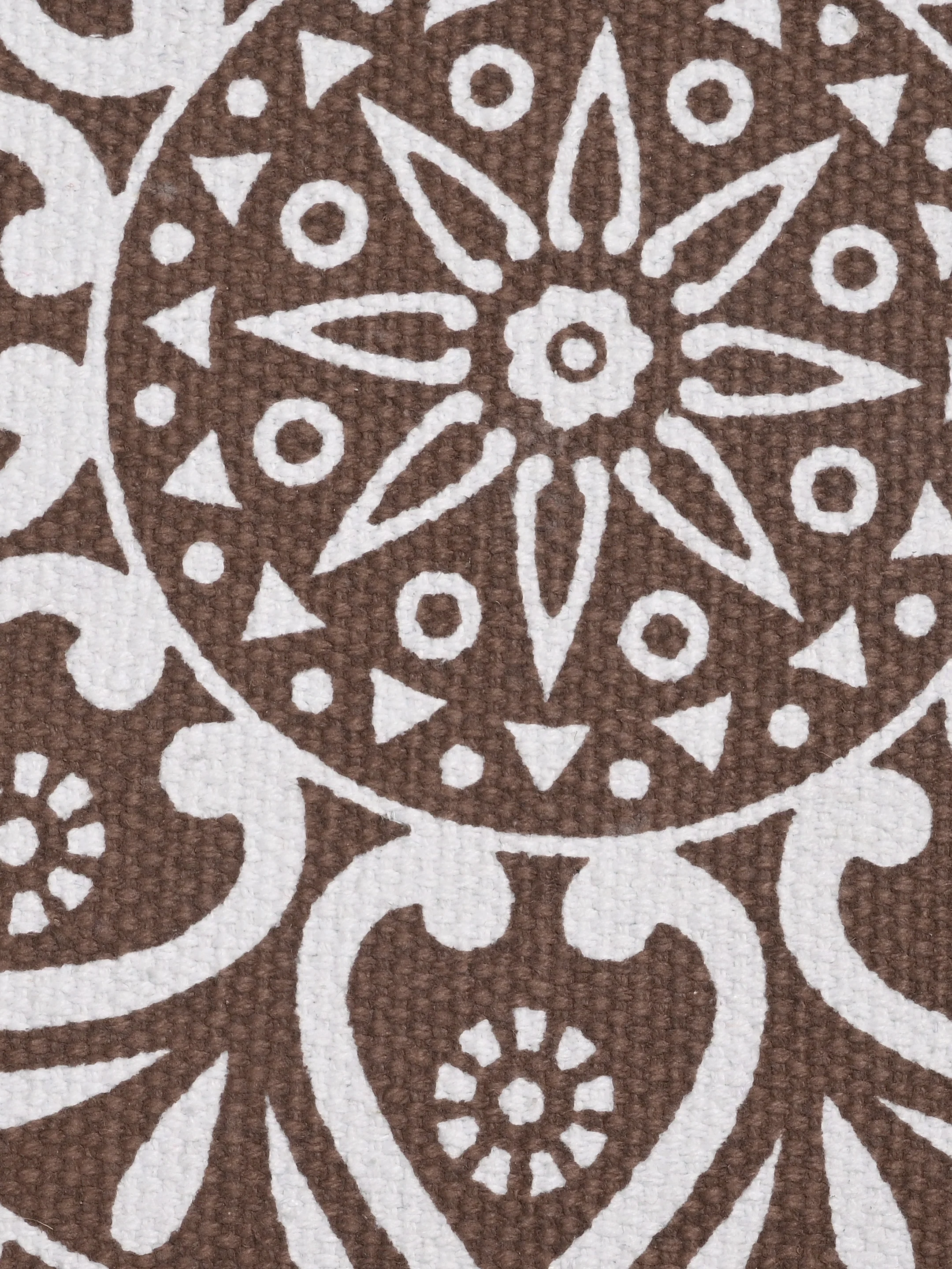 Crochet Round Table Mat with Fringe Edges | Handmade Anti-Skid Decorative Piece - Image 5
