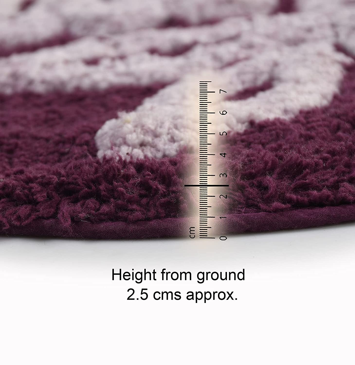 ROSA Oval Soft Bathmat | 50x80 cm, Plush & Anti-Skid - Image 4