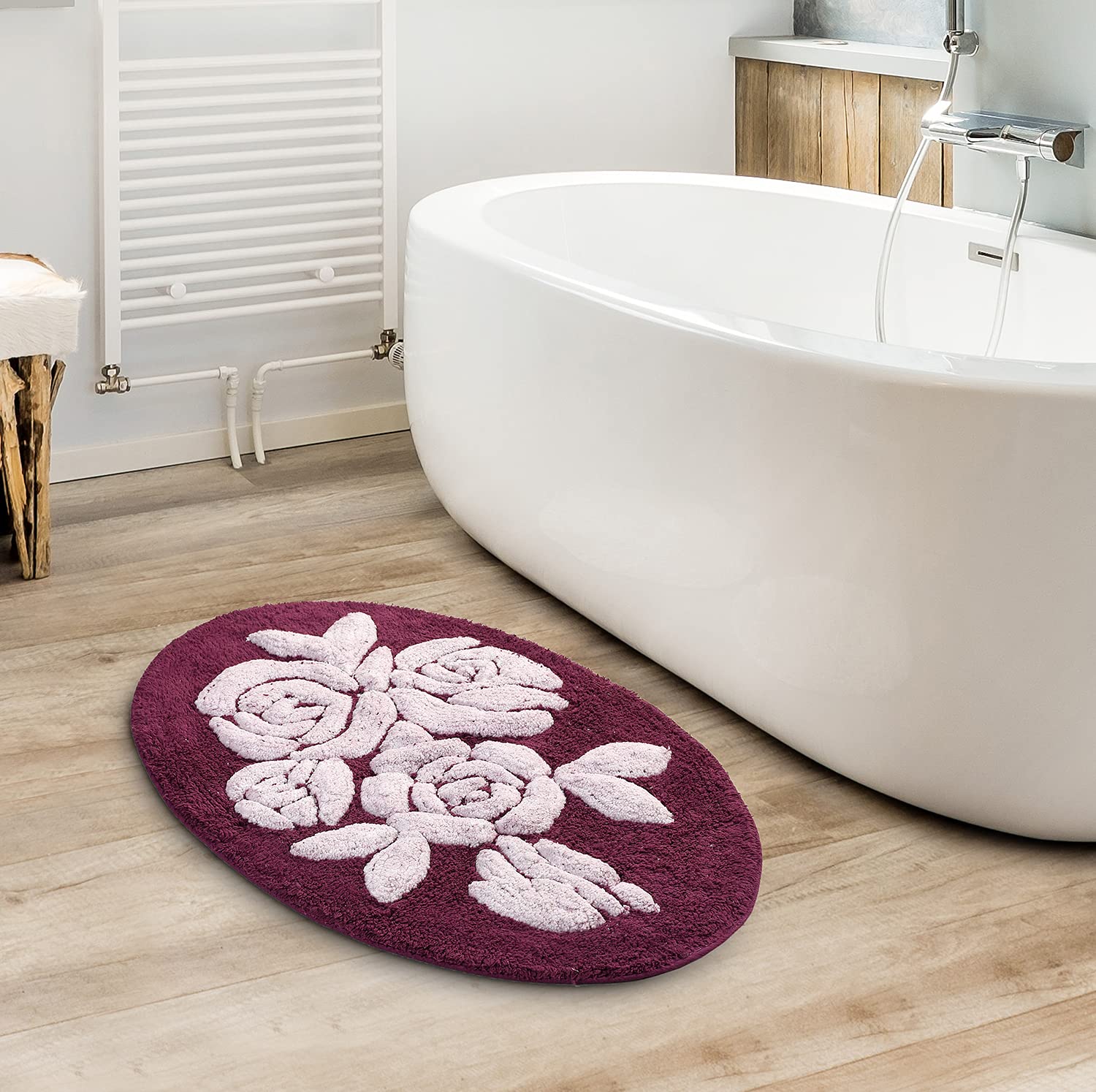 ROSA Oval Soft Bathmat | 50x80 cm, Plush & Anti-Skid - Image 16