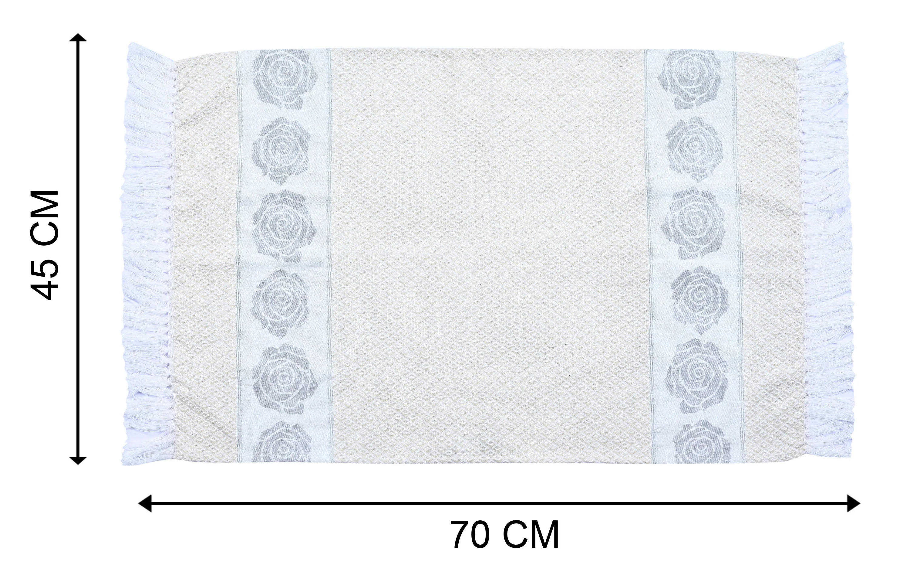 Rose Pure Cotton 4 PC Hand Towel Set | Quick Dry Soft Towels | Bathing Kitchen Hand Towel Gym | Men & Women | Bathroom Accessories Set | - Image 30