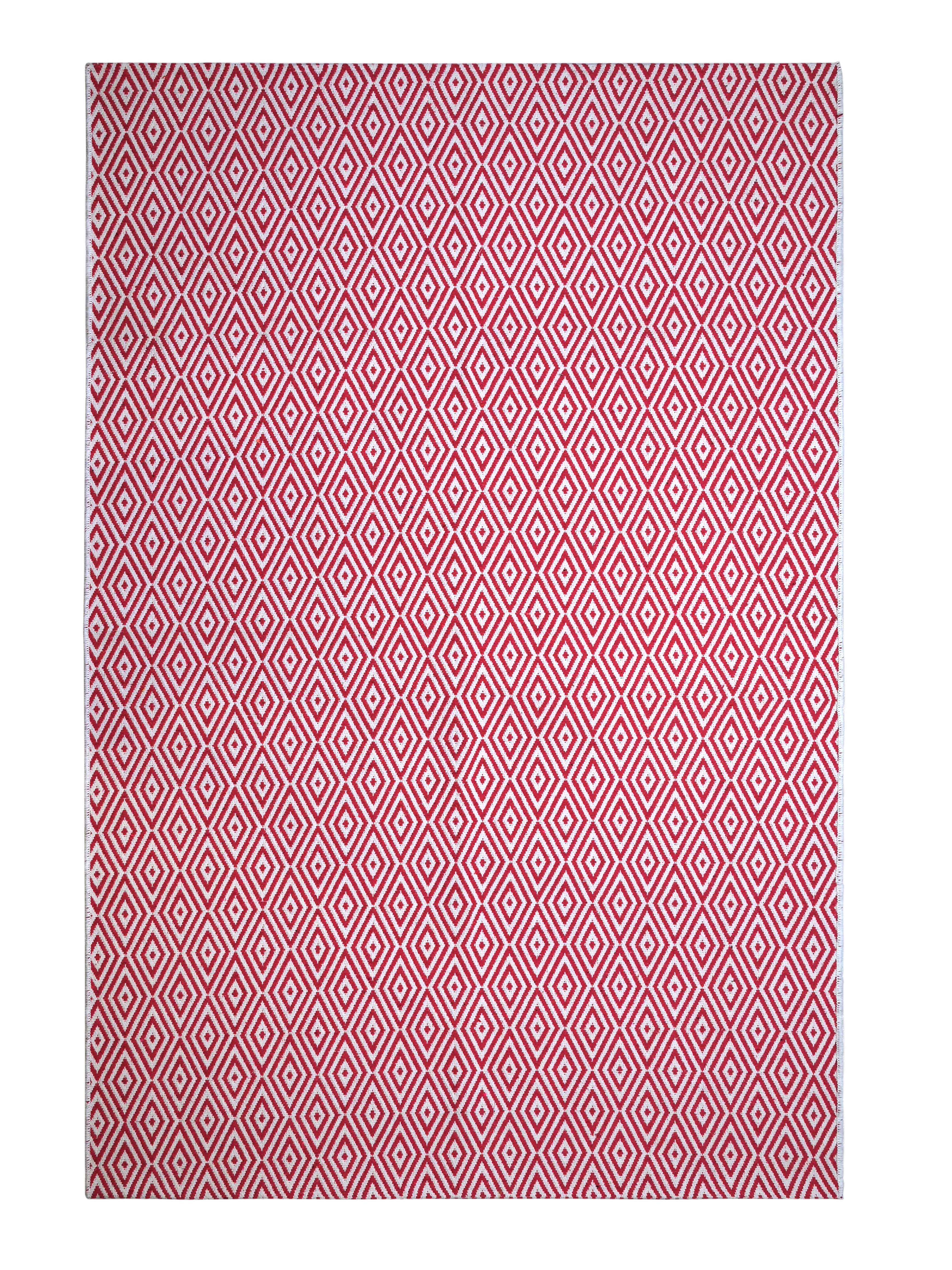 Diamond Cotton Printed Rug - Image 22