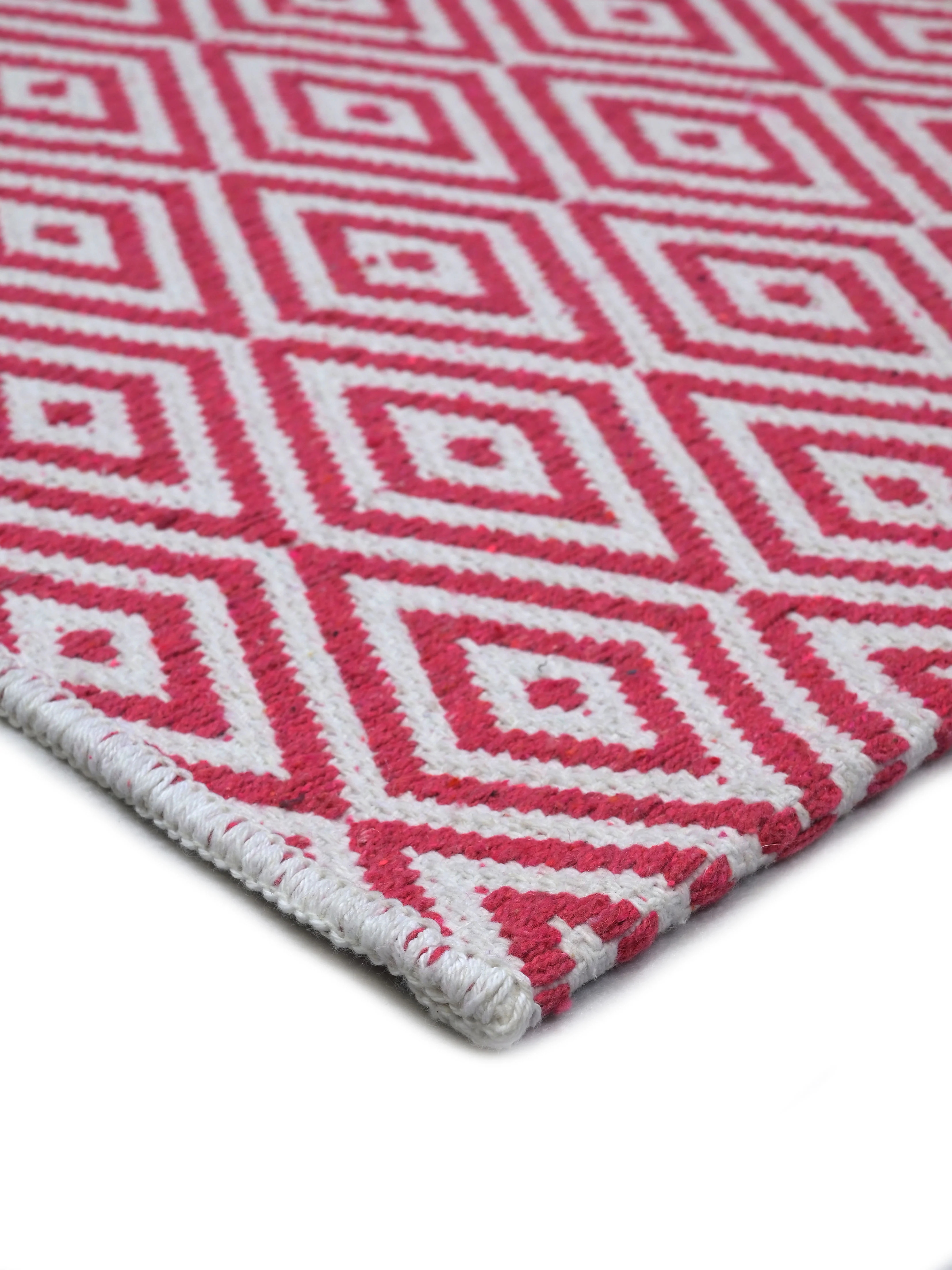 Diamond Cotton Printed Rug - Image 23