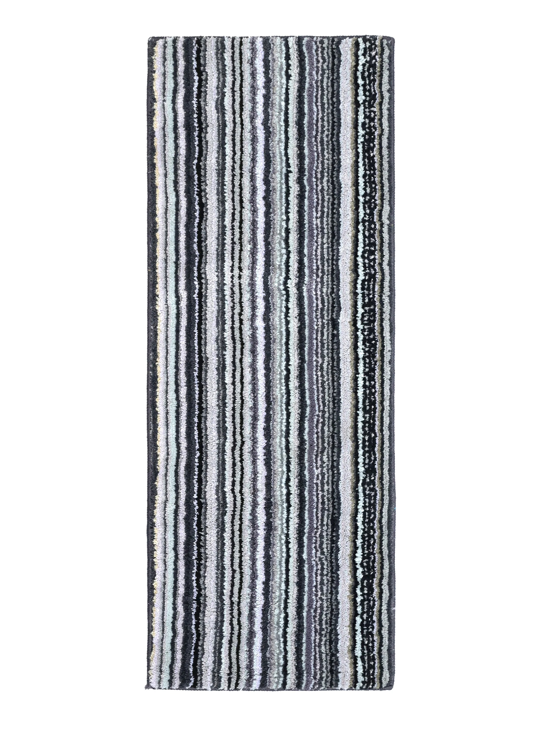 VIBE Microfiber Striped Runner | Anti-Skid Backing | Modern Design - Image 5