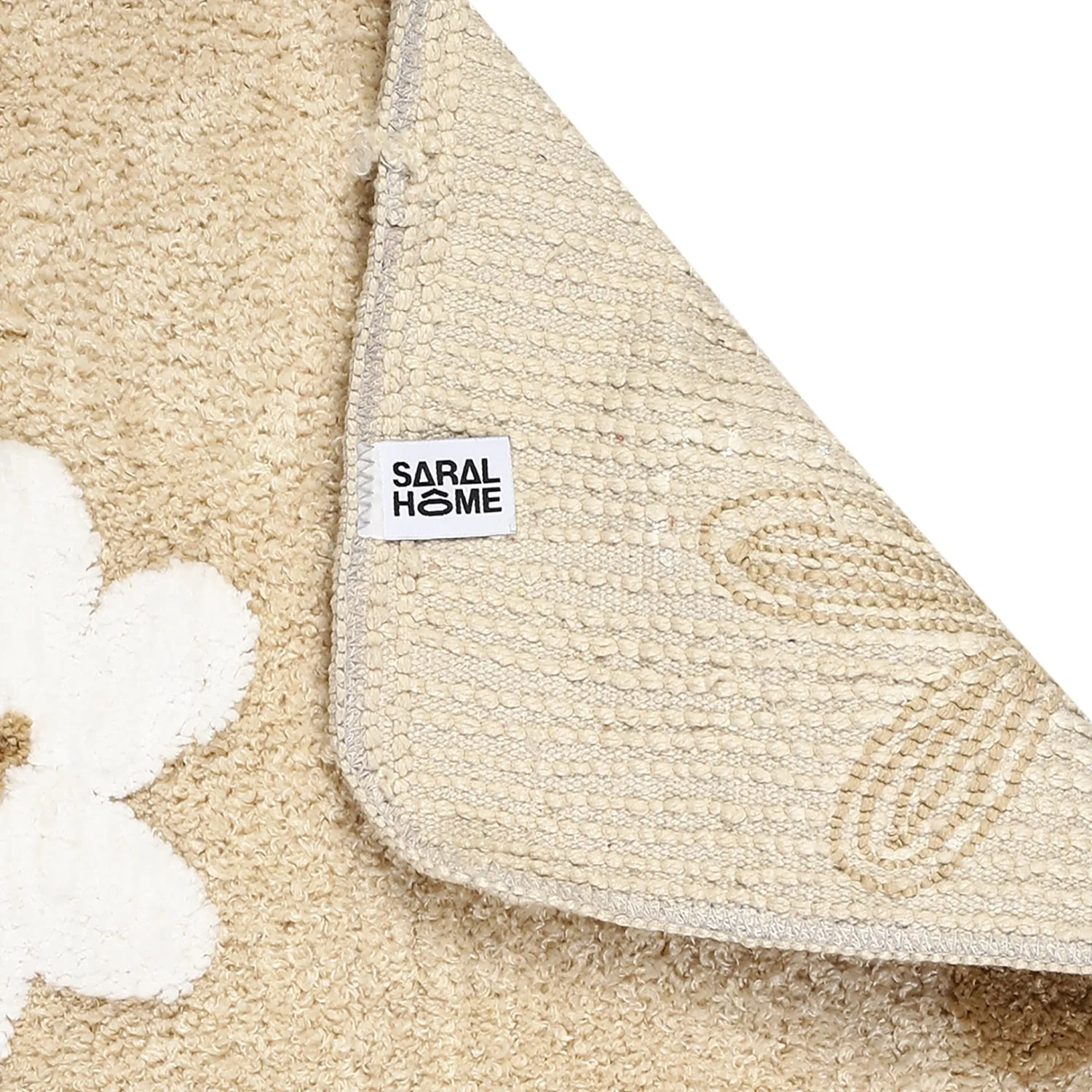 SAKURA Floral Soft Cotton Bathmat | Anti-Skid & Decorative | 40x60 cm - Image 4