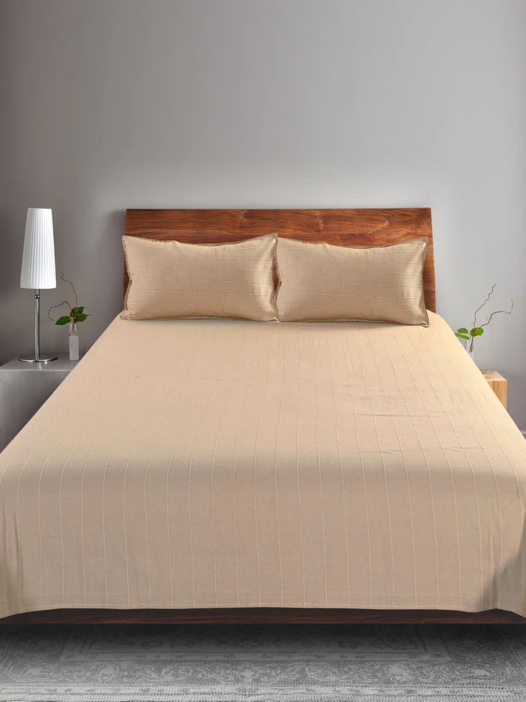 Sansaar Chawla Handwoven Cotton Bed Cover Set – Traditional Woven Detailing - Image 4