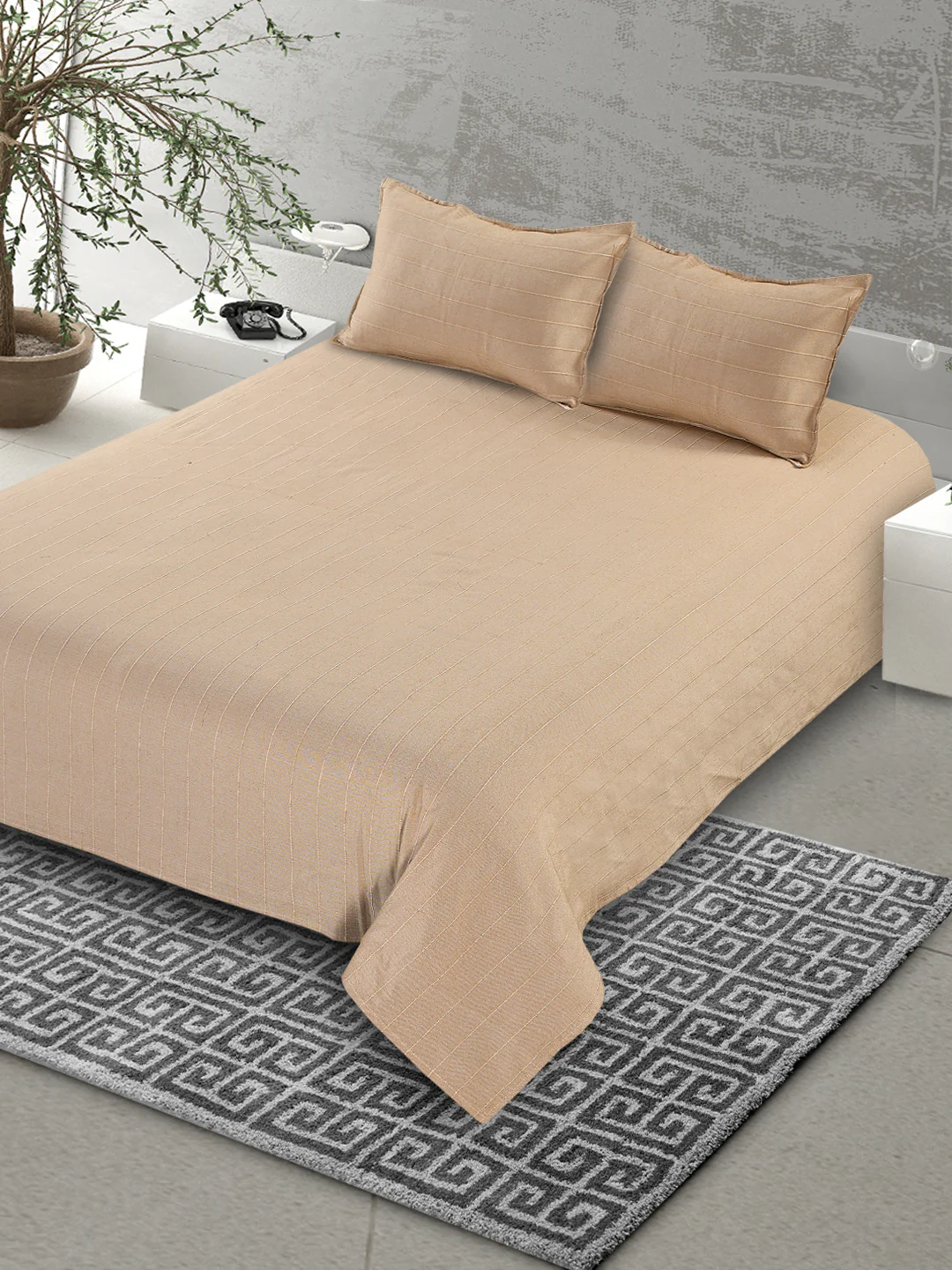 Sansaar Chawla Handwoven Cotton Bed Cover Set – Traditional Woven Detailing - Image 5