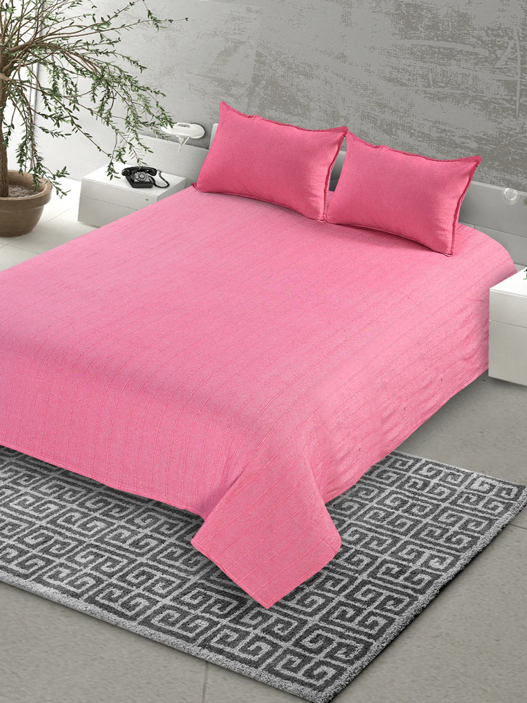Sansaar Chawla Handwoven Cotton Bed Cover Set – Traditional Woven Detailing - Image 8