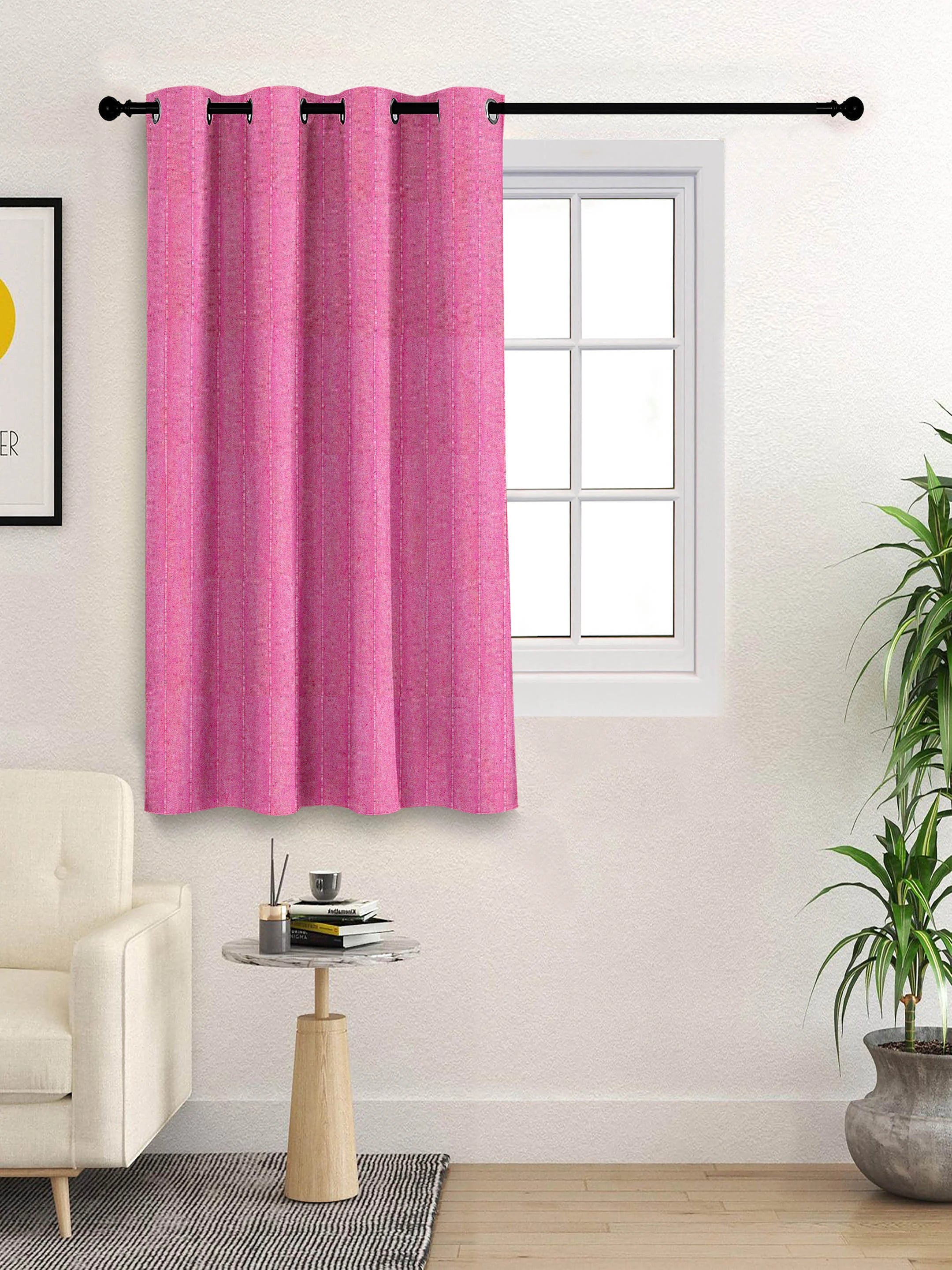 Chawla Handmade Cotton Curtains | Stripes Pattern - Image 11