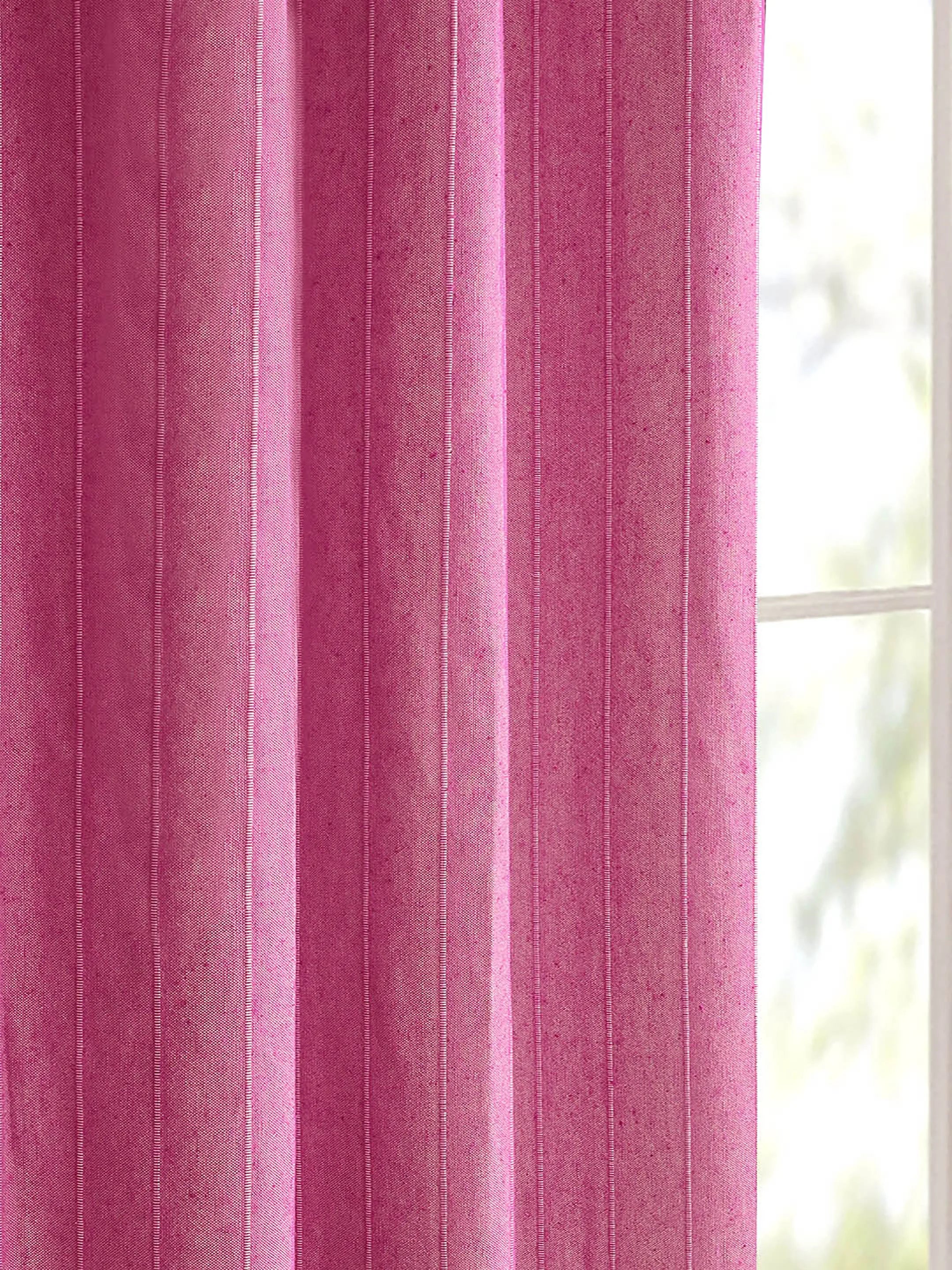Chawla Handmade Cotton Curtains | Stripes Pattern - Image 12