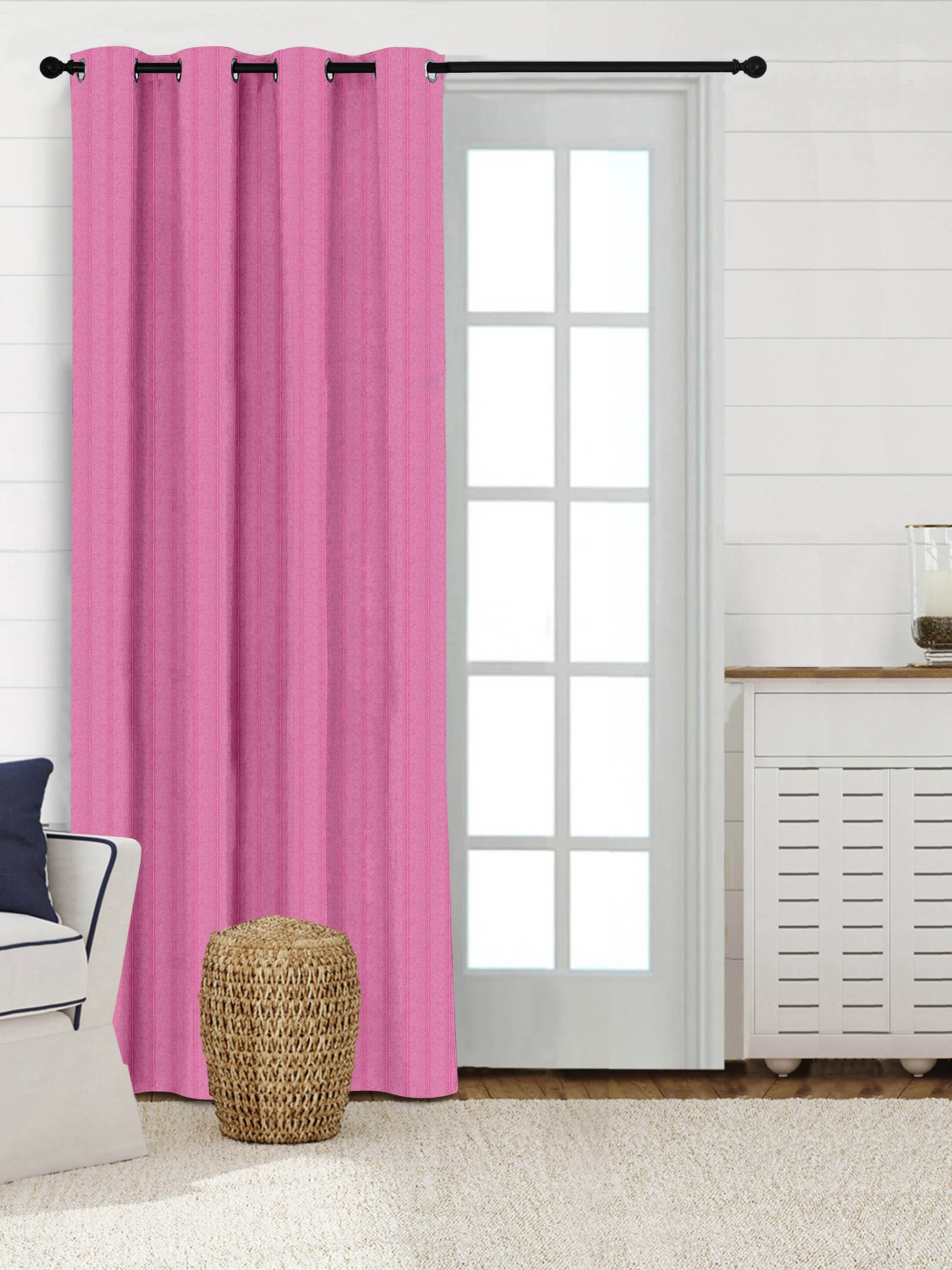 Chawla Handmade Cotton Curtains | Stripes Pattern - Image 14