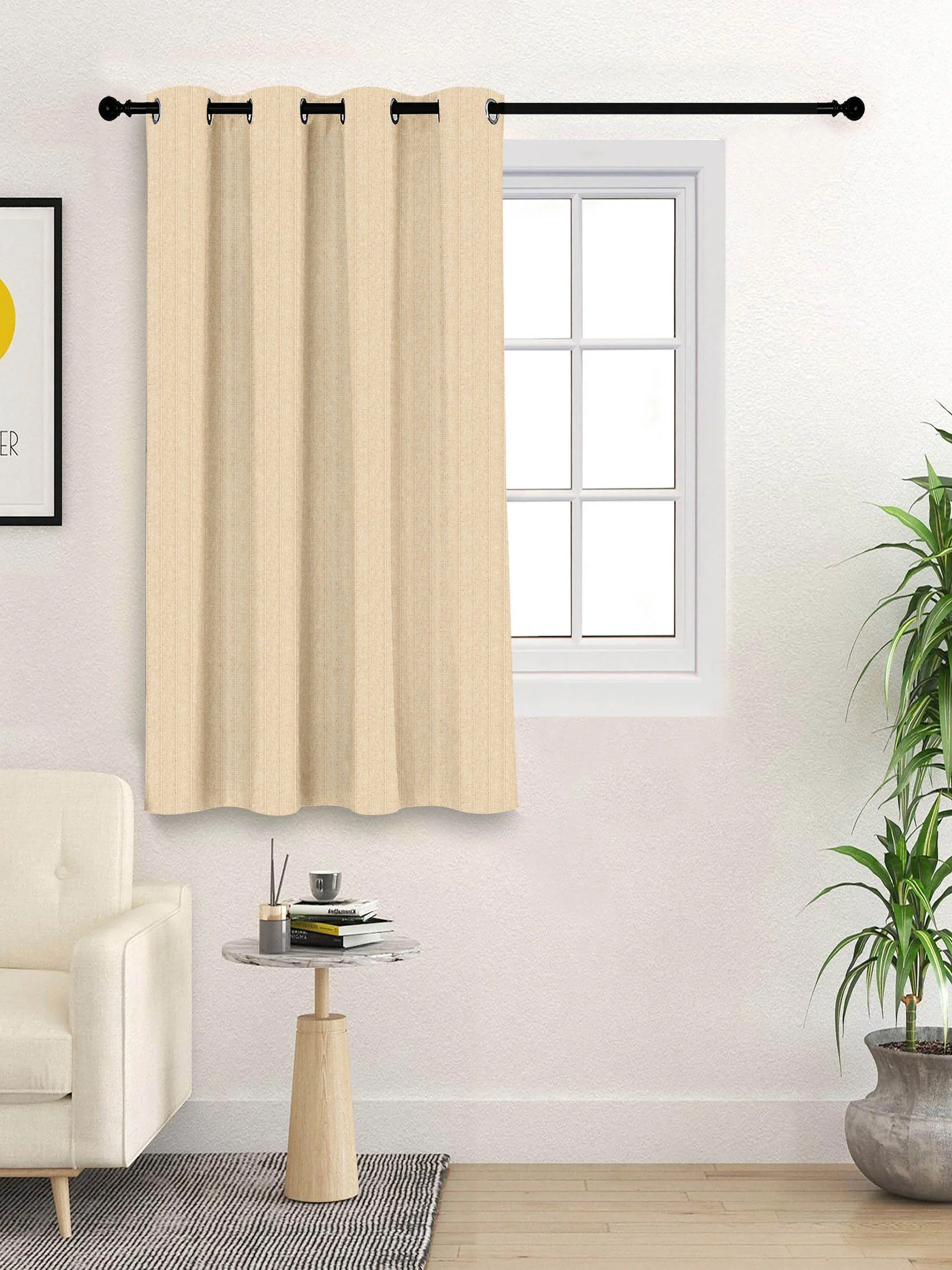 Chawla Handmade Cotton Curtains | Stripes Pattern - Image 18