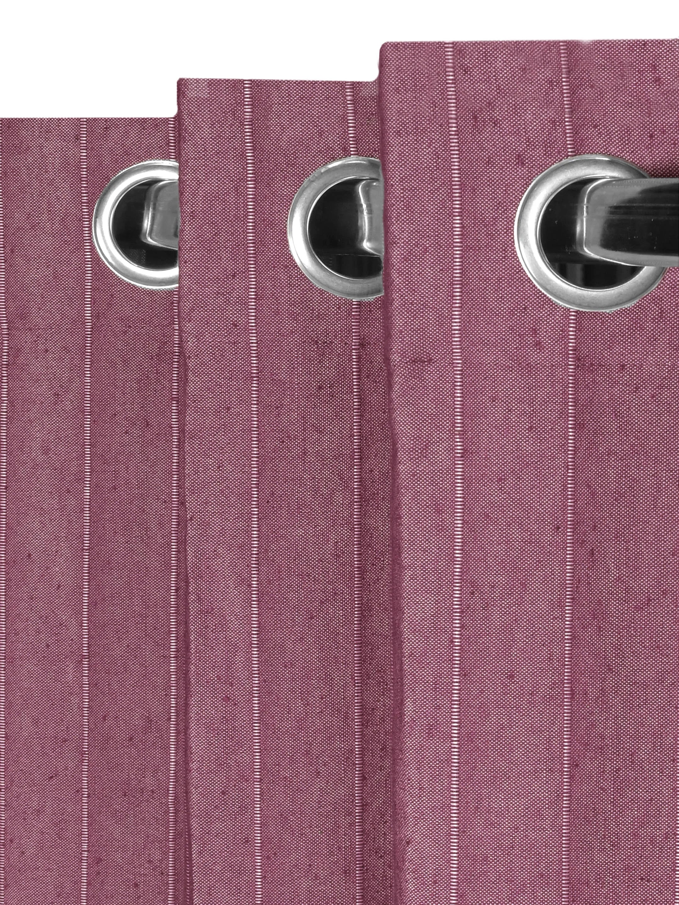 Chawla Handmade Cotton Curtains | Stripes Pattern - Image 20
