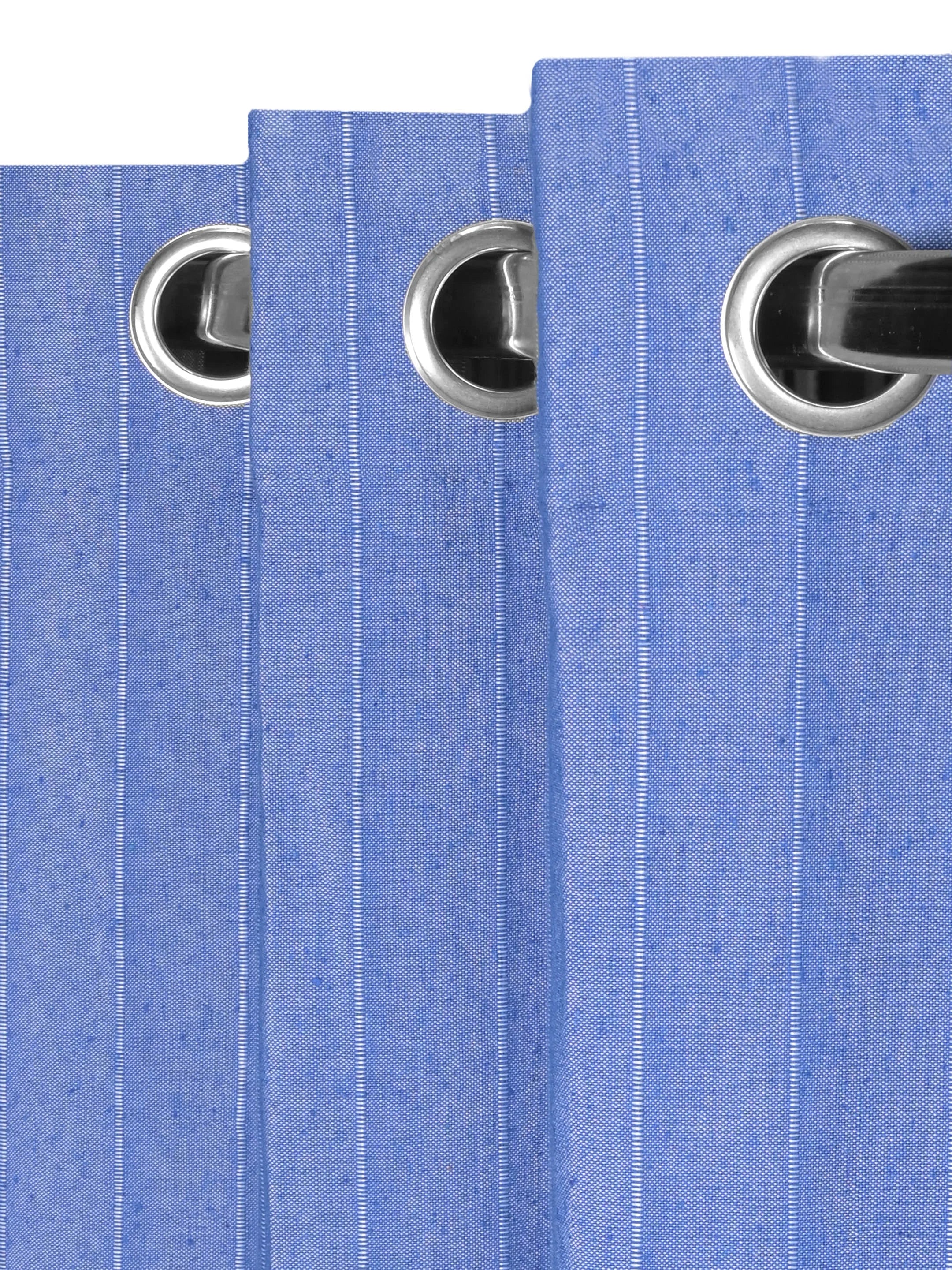 Chawla Handmade Cotton Curtains | Stripes Pattern - Image 6