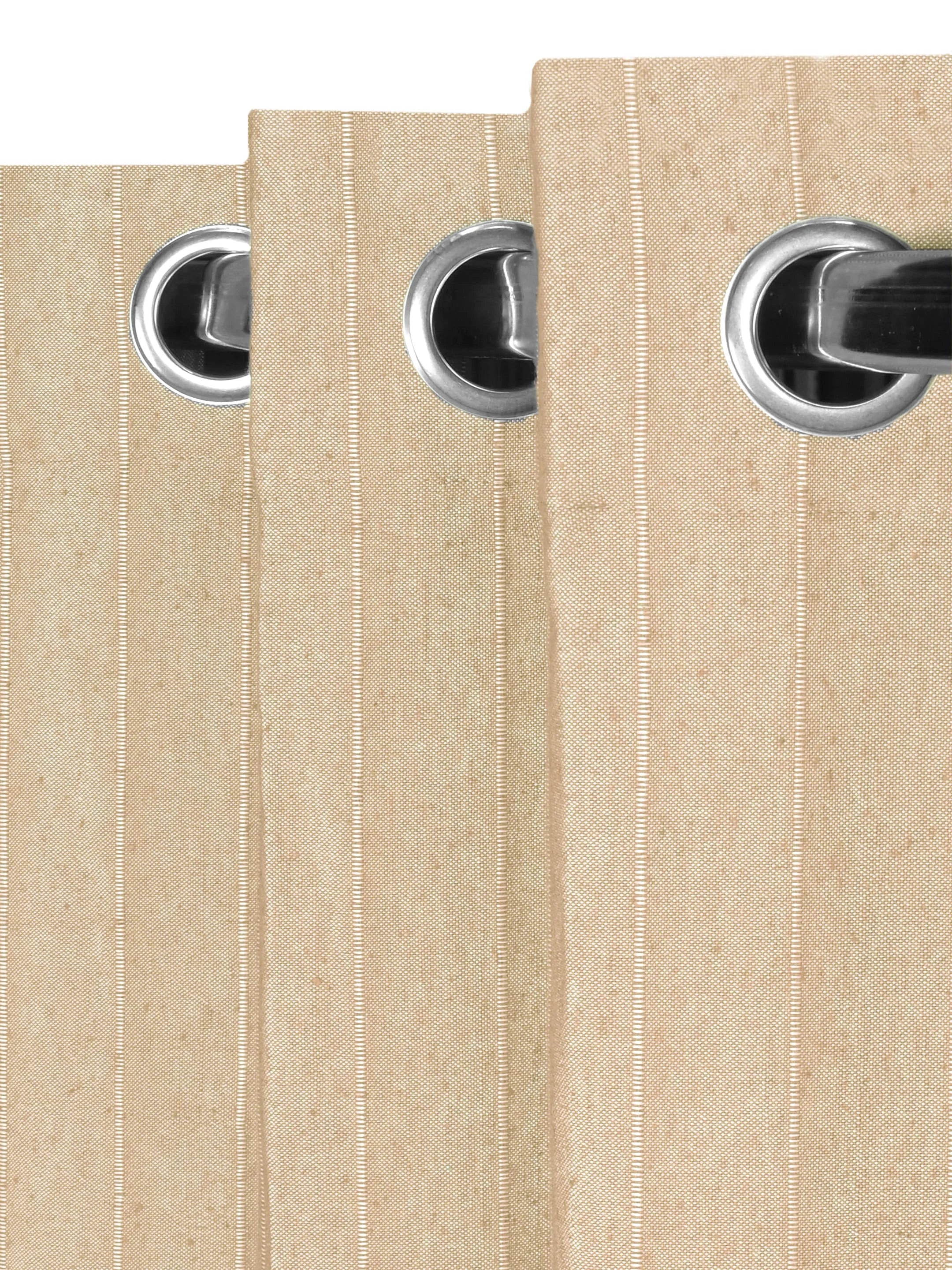 Chawla Handmade Cotton Curtains | Stripes Pattern - Image 6