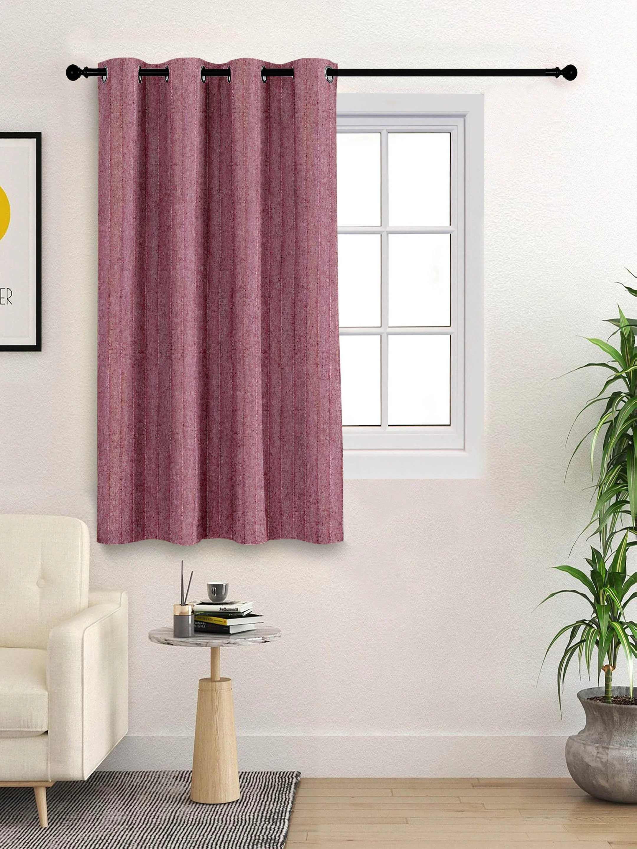 Chawla Handmade Cotton Curtains | Stripes Pattern - Image 18