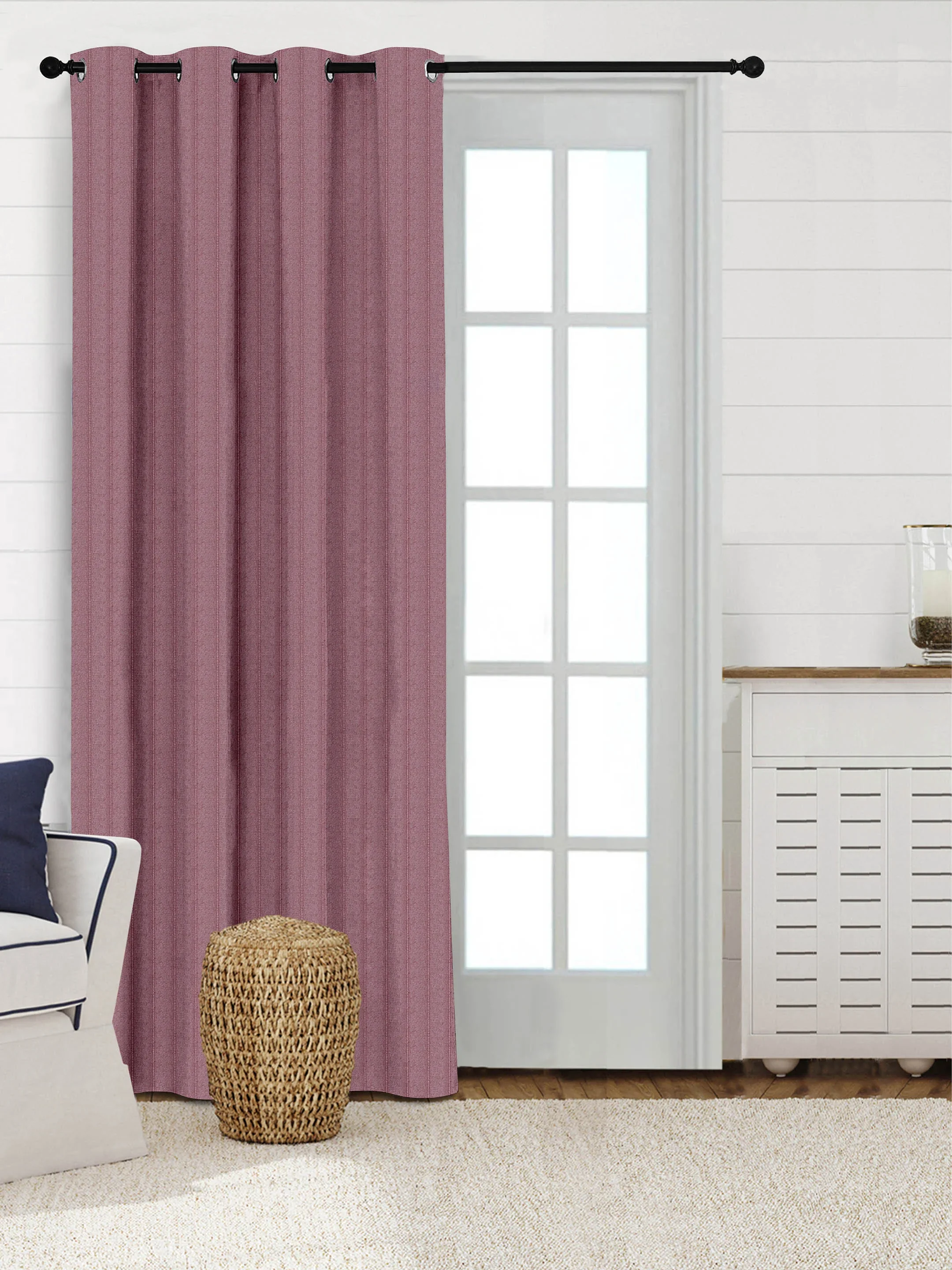 Chawla Handmade Cotton Curtains | Stripes Pattern - Image 21