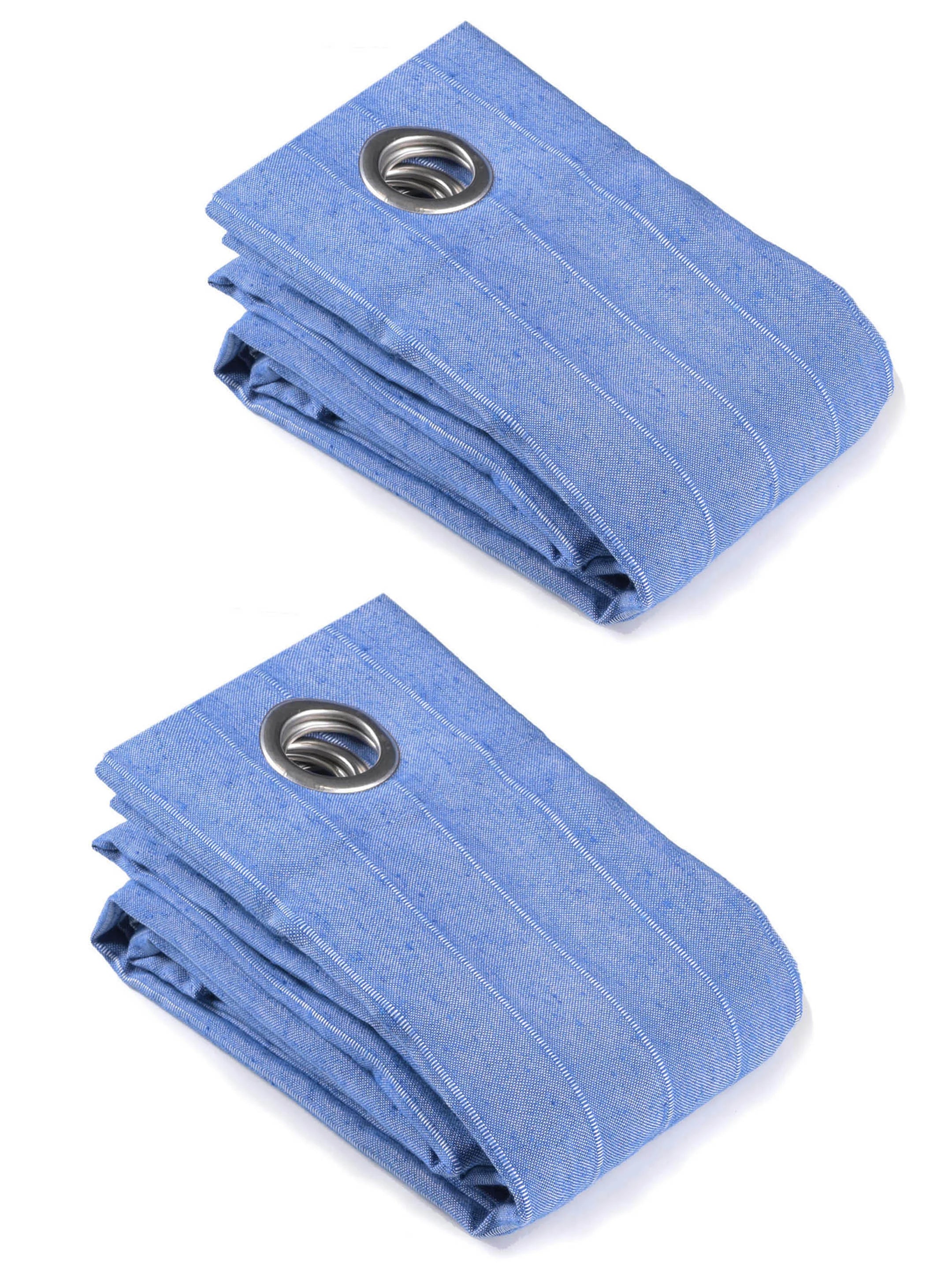 Chawla Handmade Cotton Curtains | Stripes Pattern - Image 23
