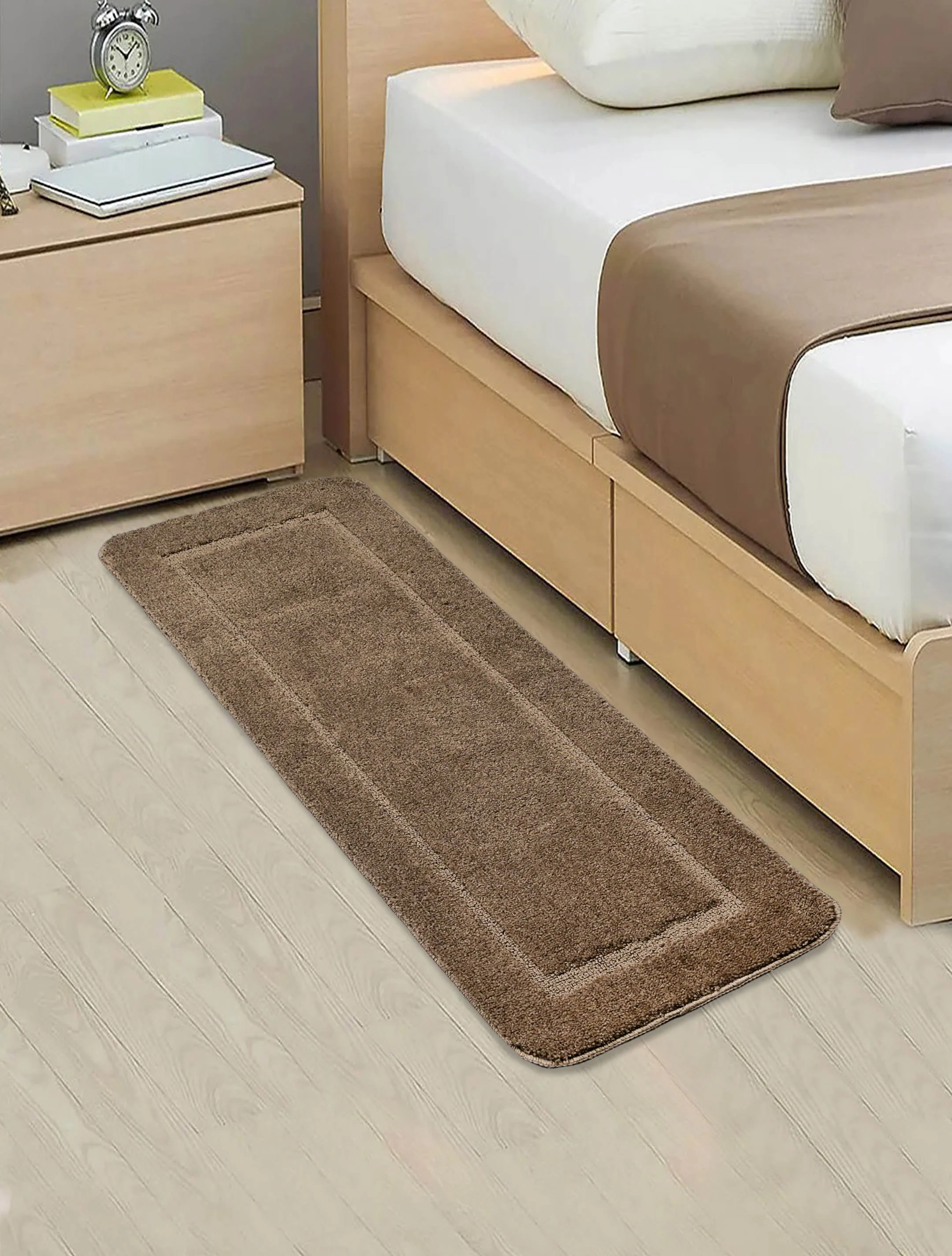 Soft Anti-Slip Bathmat with Good Morning Print | Water Absorbent, Washable & Quick Dry Mat - Image 16