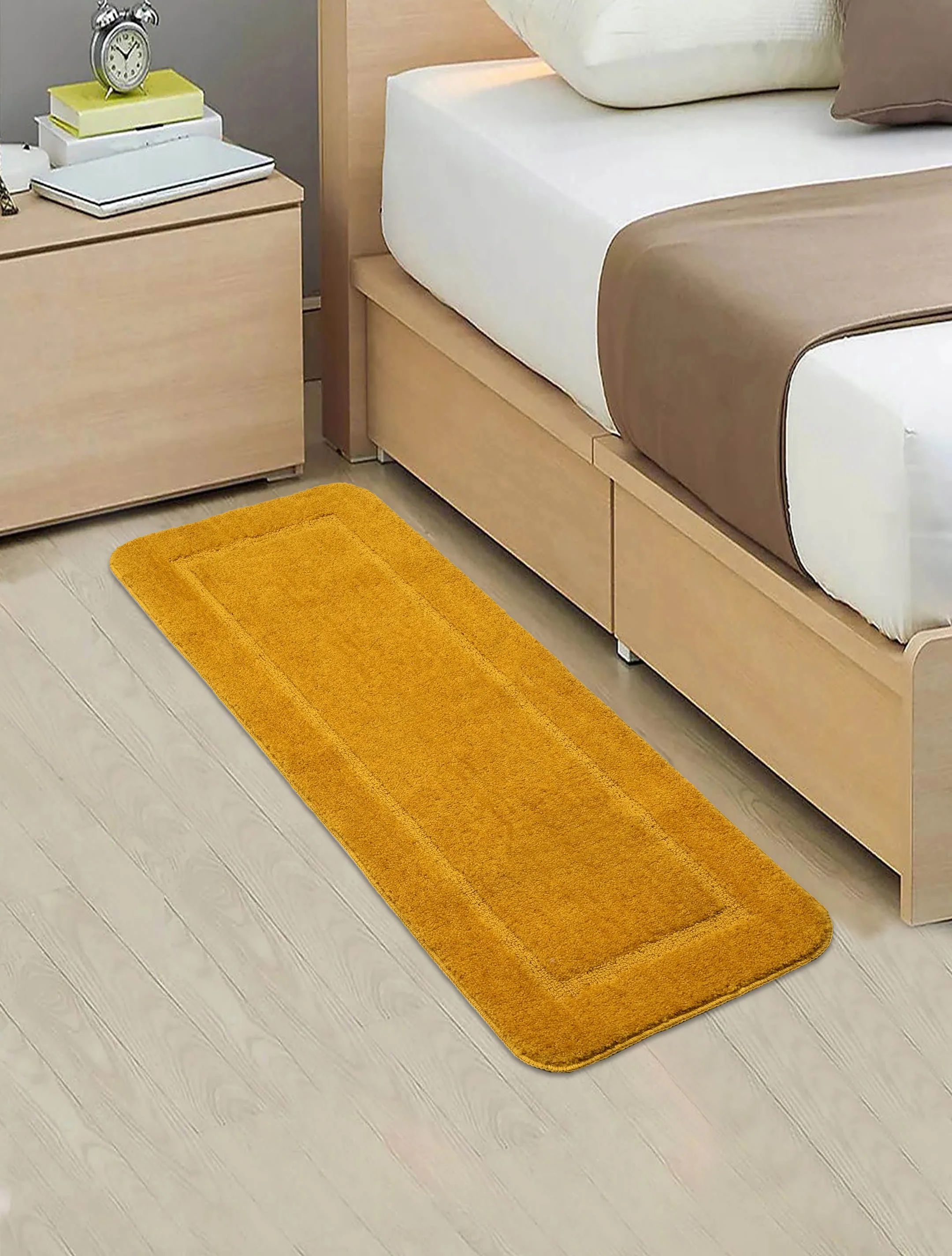 Soft Anti-Slip Bathmat with Good Morning Print | Water Absorbent, Washable & Quick Dry Mat - Image 28