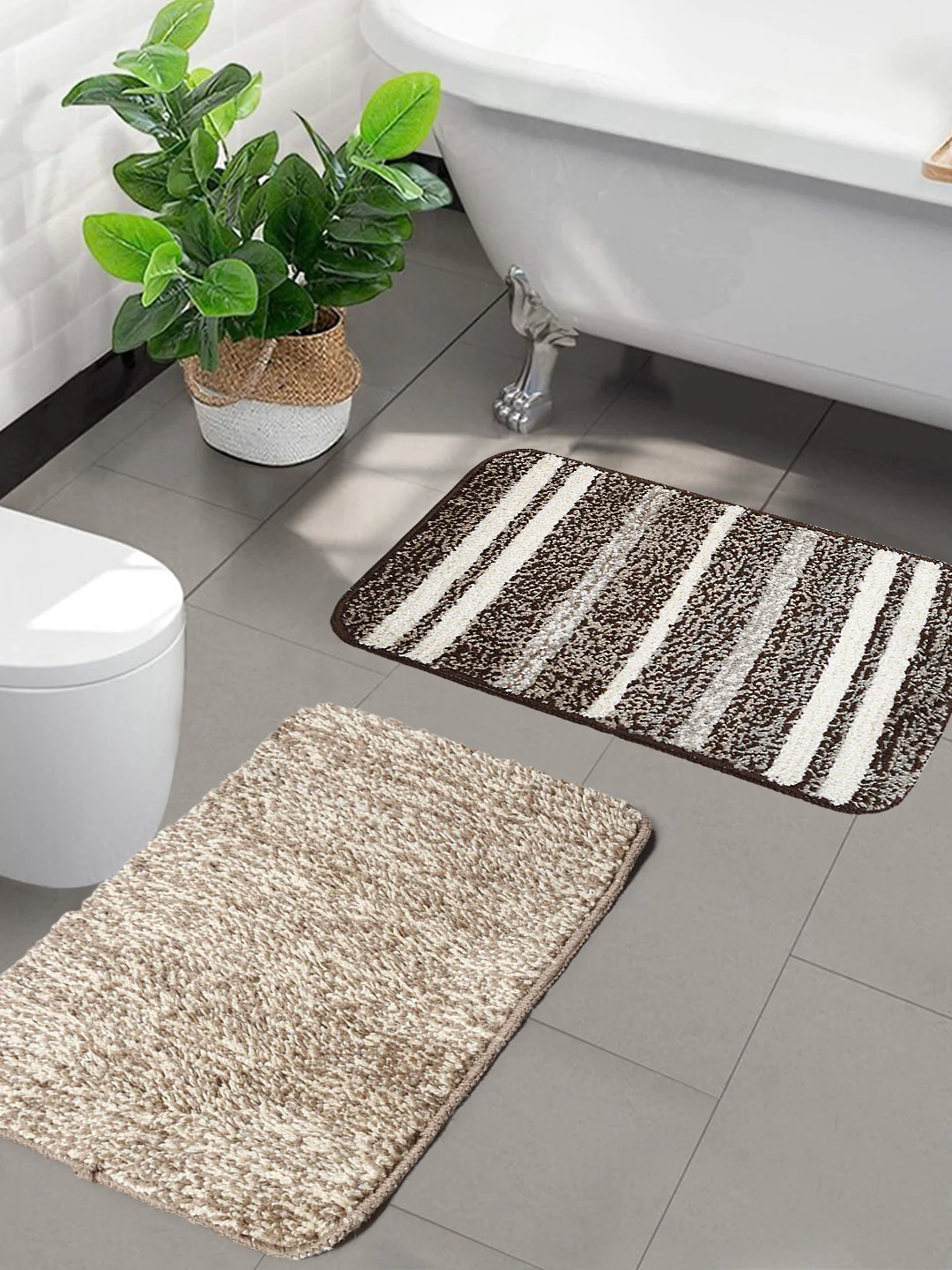 STRIPE Soft Anti-Slip Bathmat | Classic Pattern with Strong Grip Base - Image 18