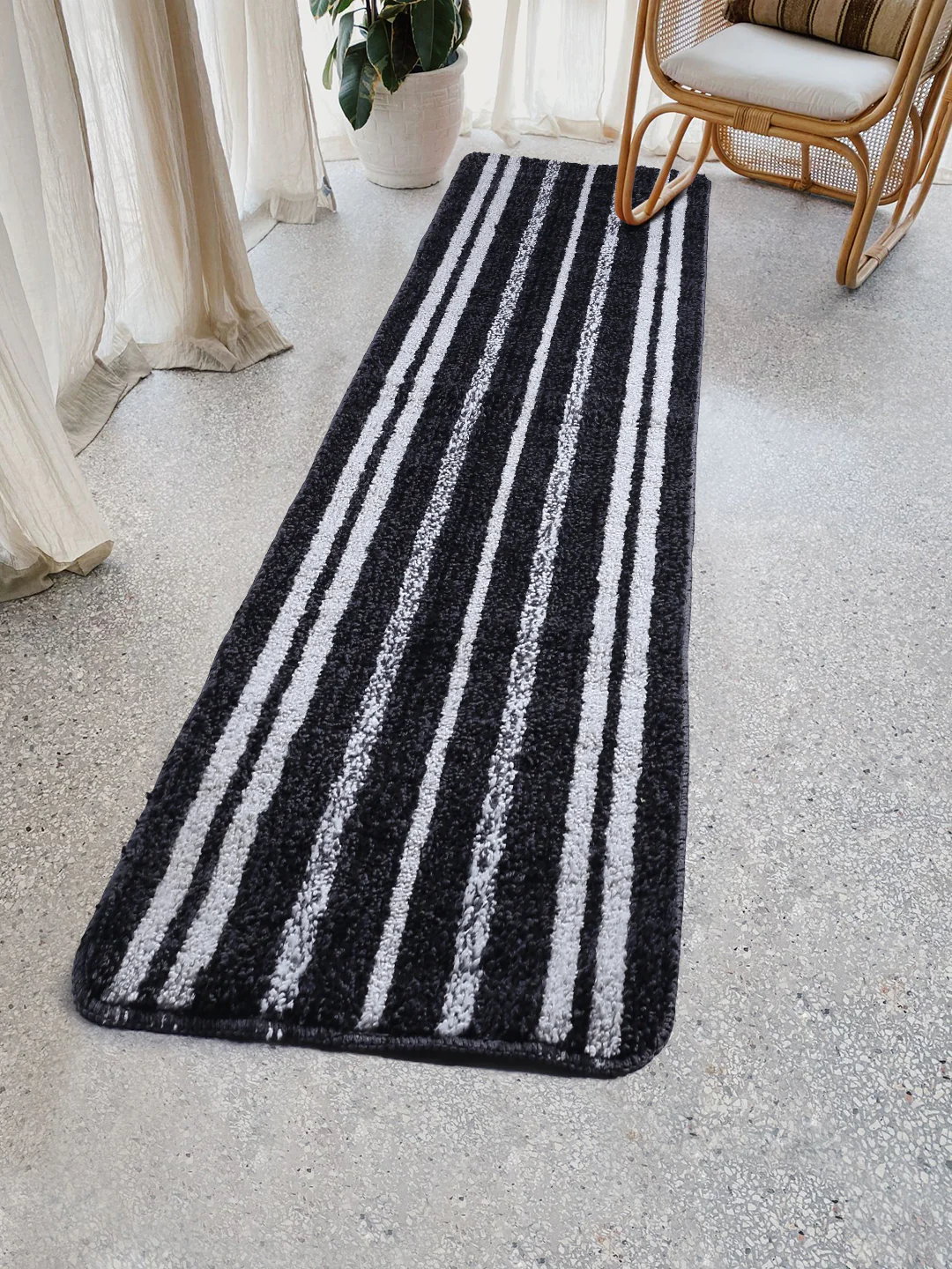STRIPE Soft Anti-Slip Bathmat | Classic Pattern with Strong Grip Base - Image 63