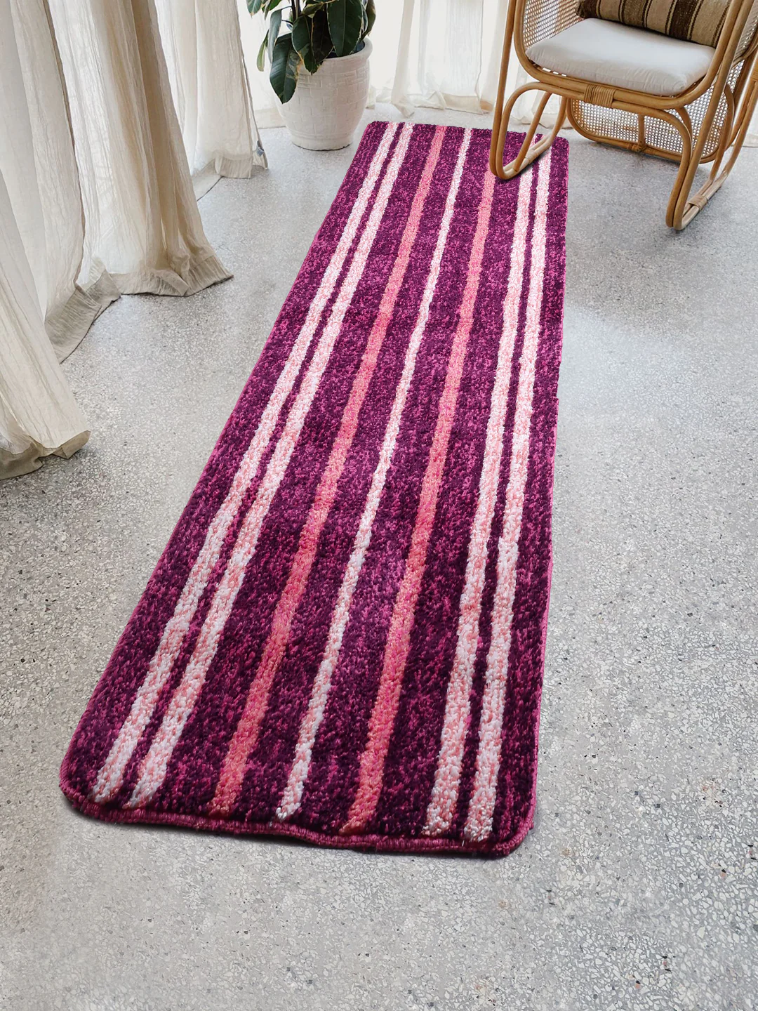 STRIPE Soft Anti-Slip Bathmat | Classic Pattern with Strong Grip Base - Image 68