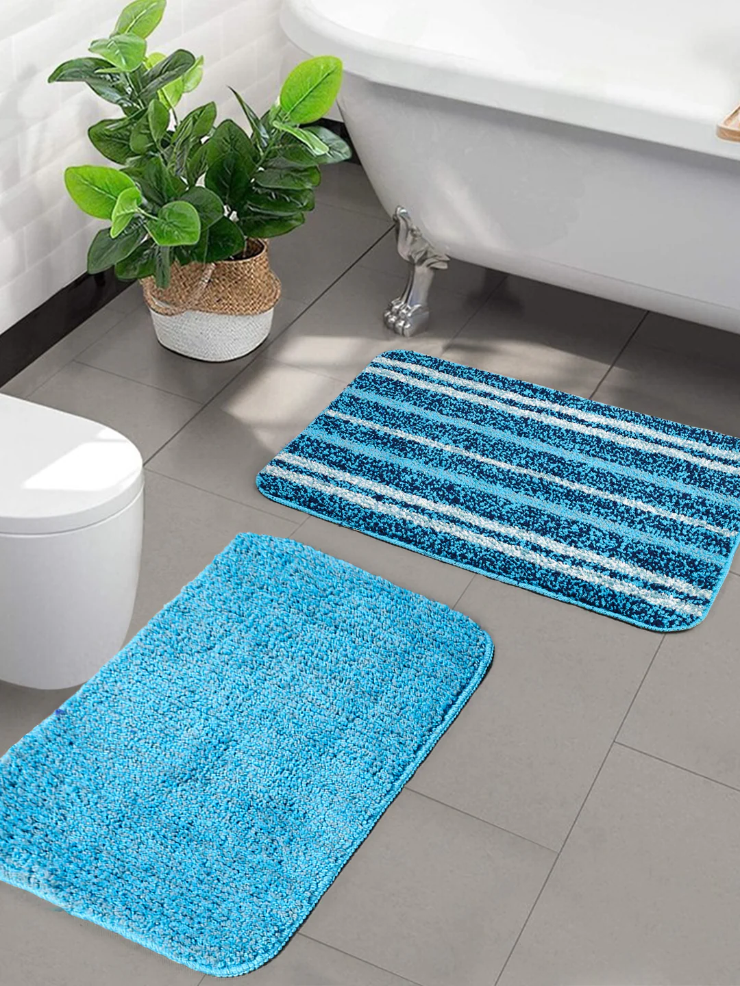 STRIPE Soft Anti-Slip Bathmat | Classic Pattern with Strong Grip Base - Image 7