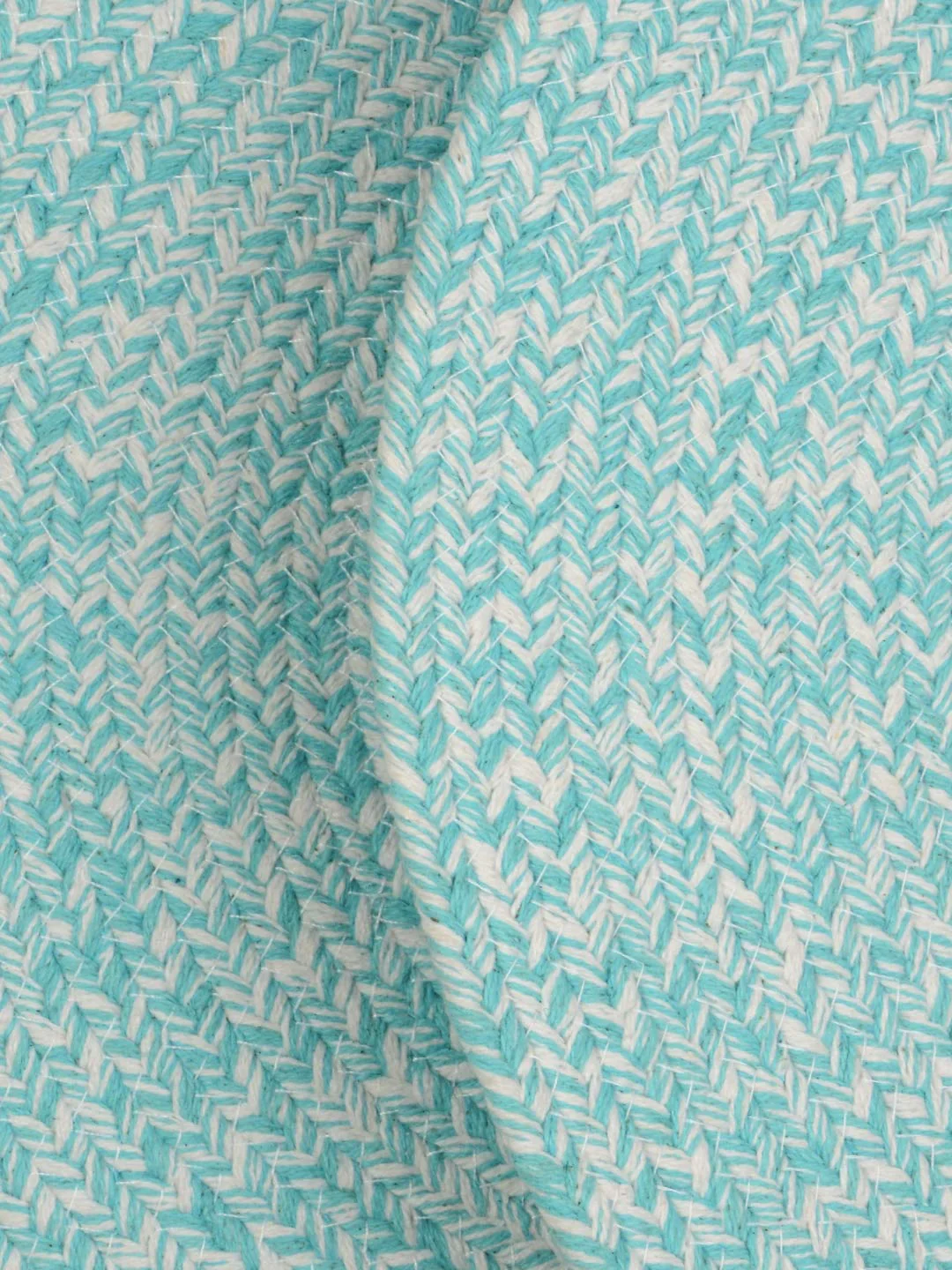 Blue Cotton Printed Table Mat - Pack of 2 pc, 38x38 Cms - Image 4