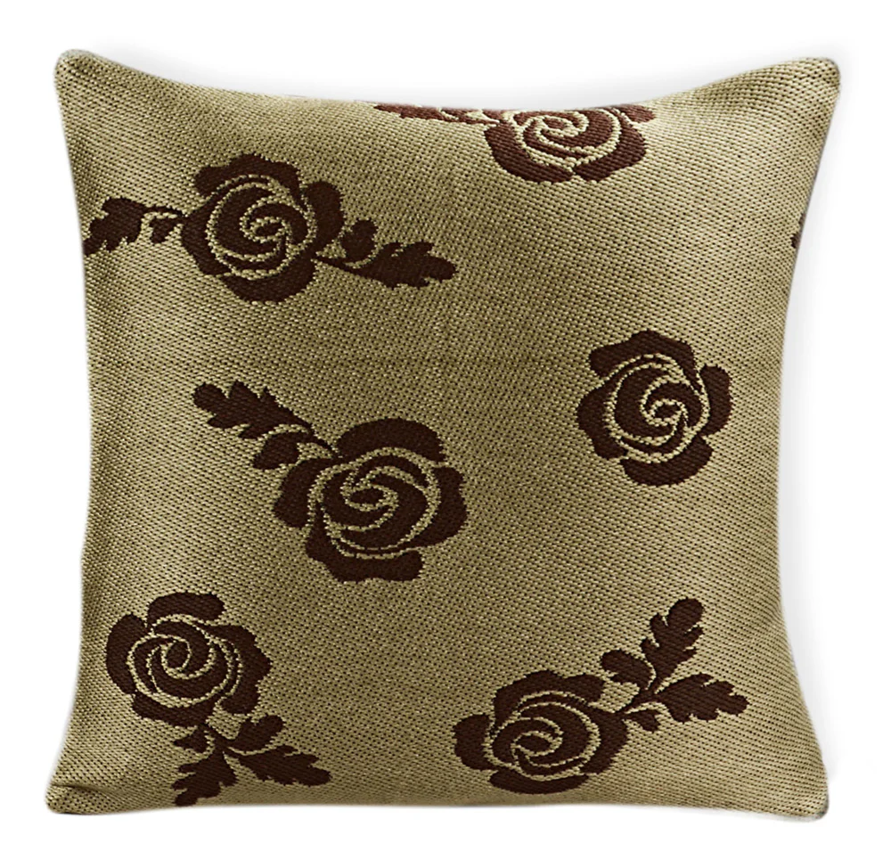 Rose Floral Cushion Cover – Set of 2 | Digital Print with Gloss Finish - Image 7