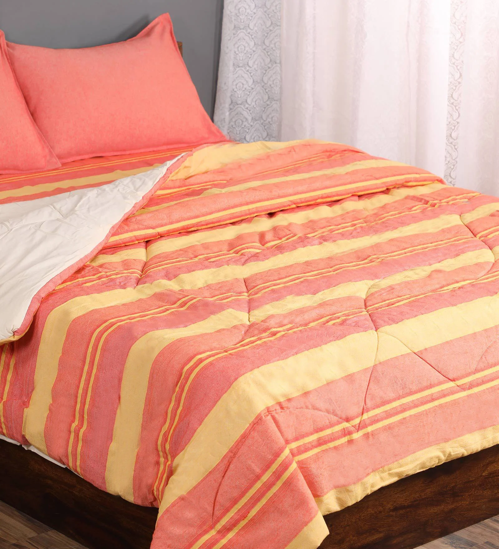 Bedding Combo Set | Includes 1 Bedsheet, 2 Pillow Covers & 1 Quilt/ Comfortor - Image 4